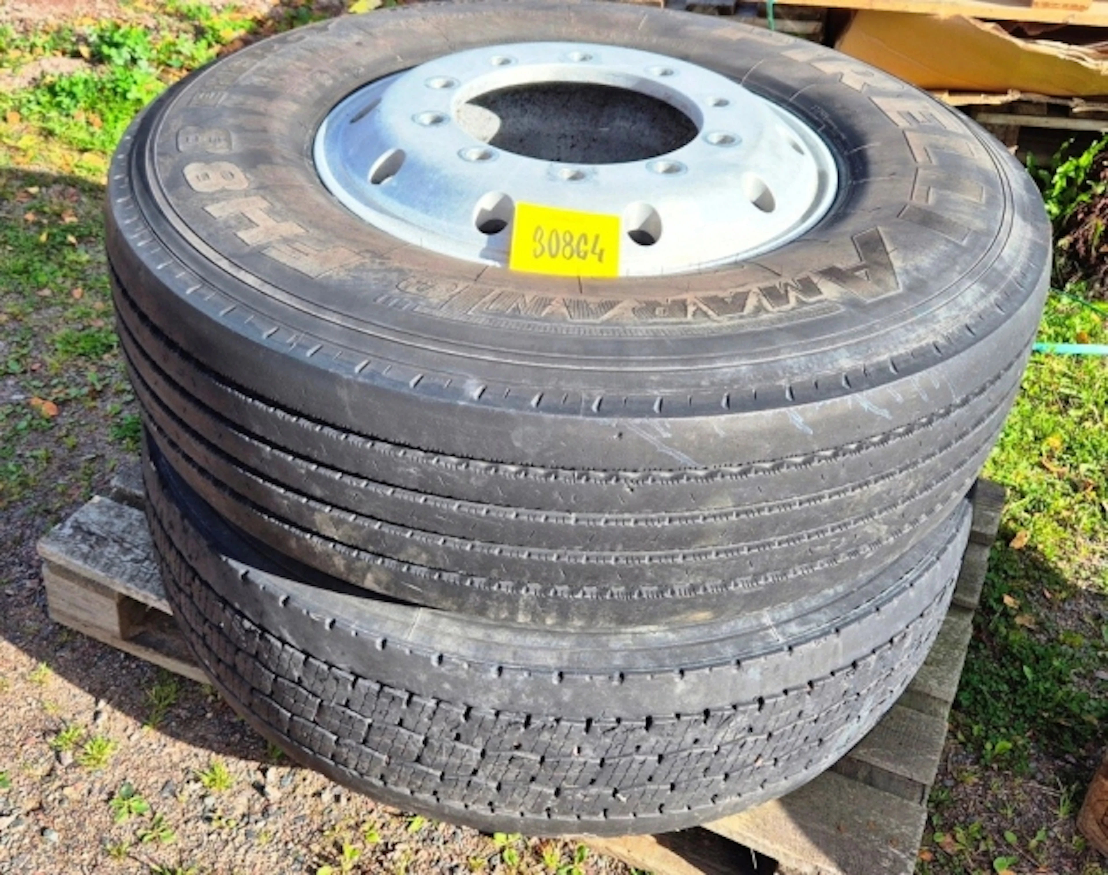 2ST ALU.HJUL LASTBIL 315/80 R 22,5
