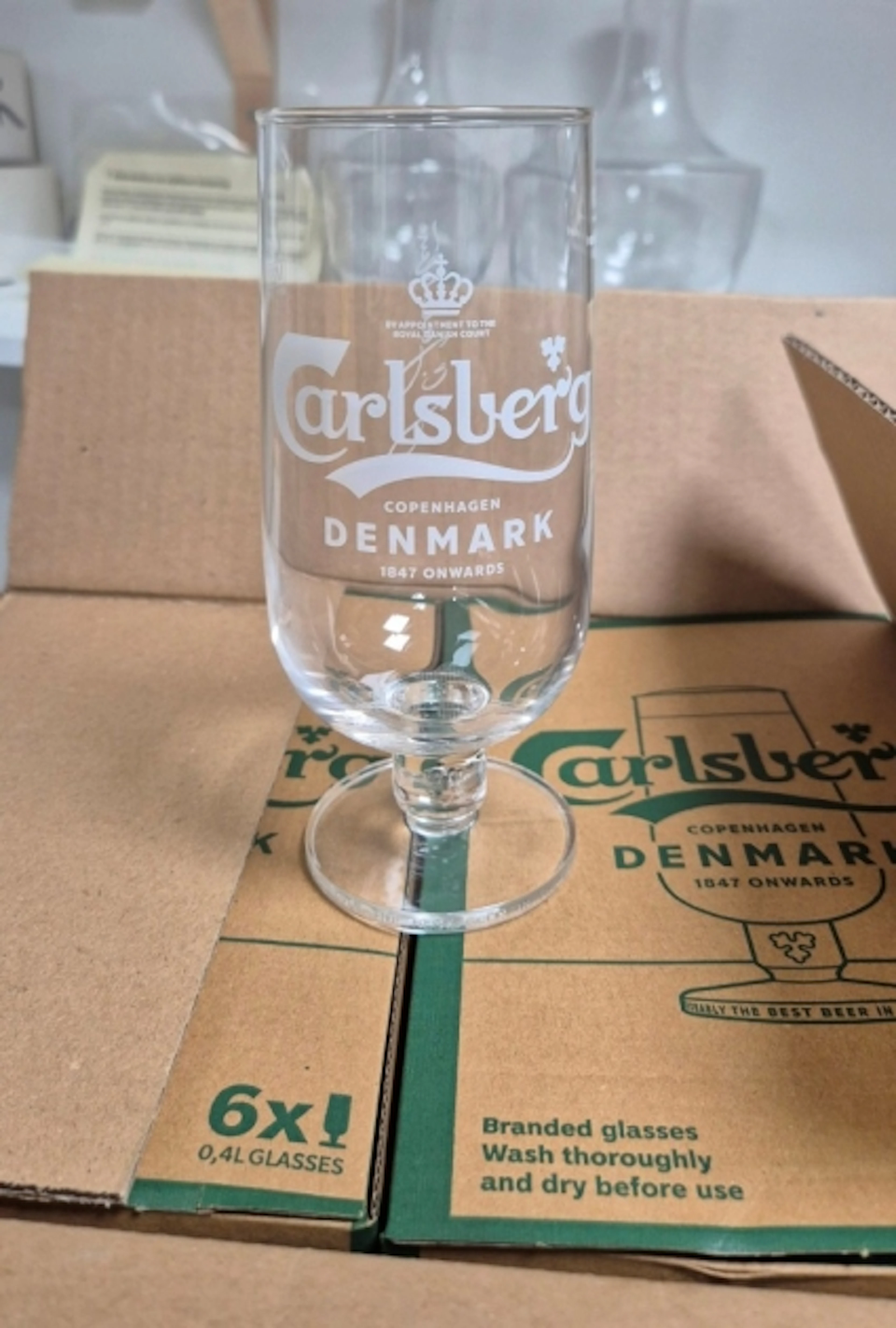 24ST ÖLGLAS CARLSBERG 0,4L