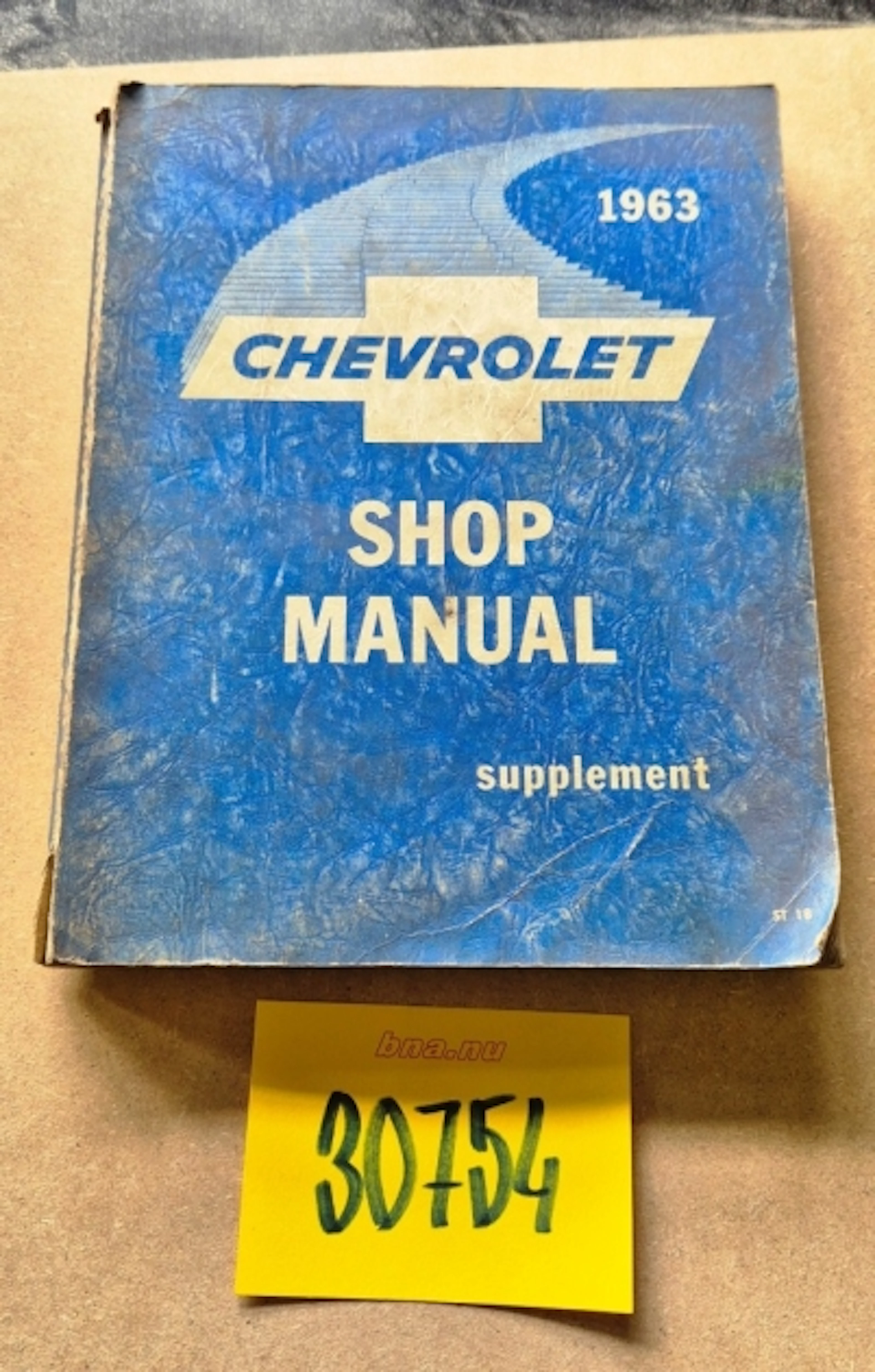 VERKSTADSMANUAL CHEVROLET 1963