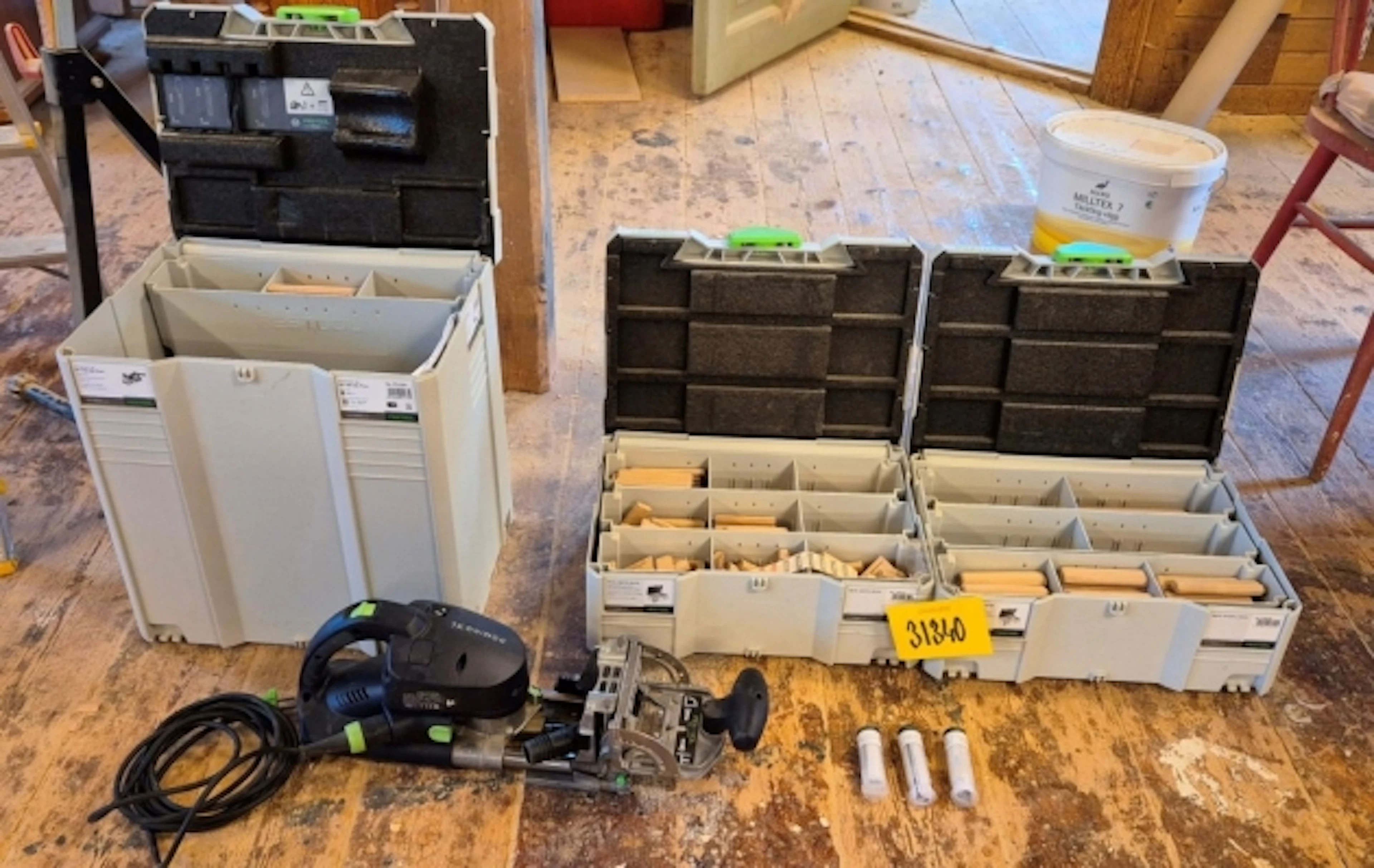 FÖRBINDNINGSFRÄS FESTOOL + SORTIMENT SKARVPLUGG