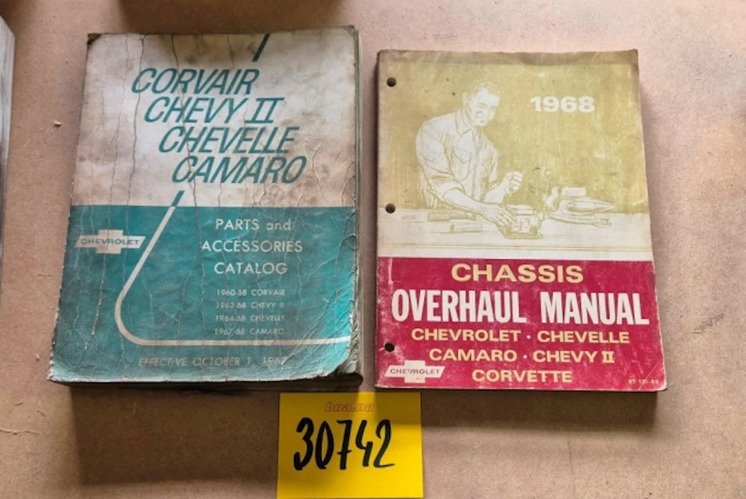SERVICE/REP.MANUALER CHEVROLET CORVETTE, CHEVELE M.M.