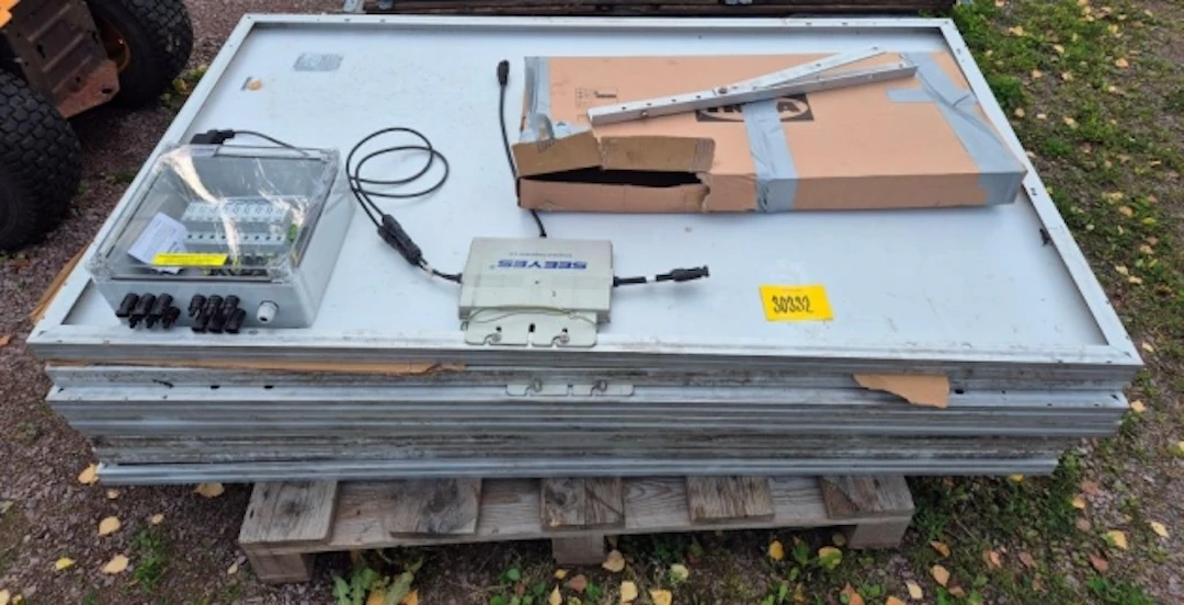 8 ST SOLCELLER MED TILLBEHÖR