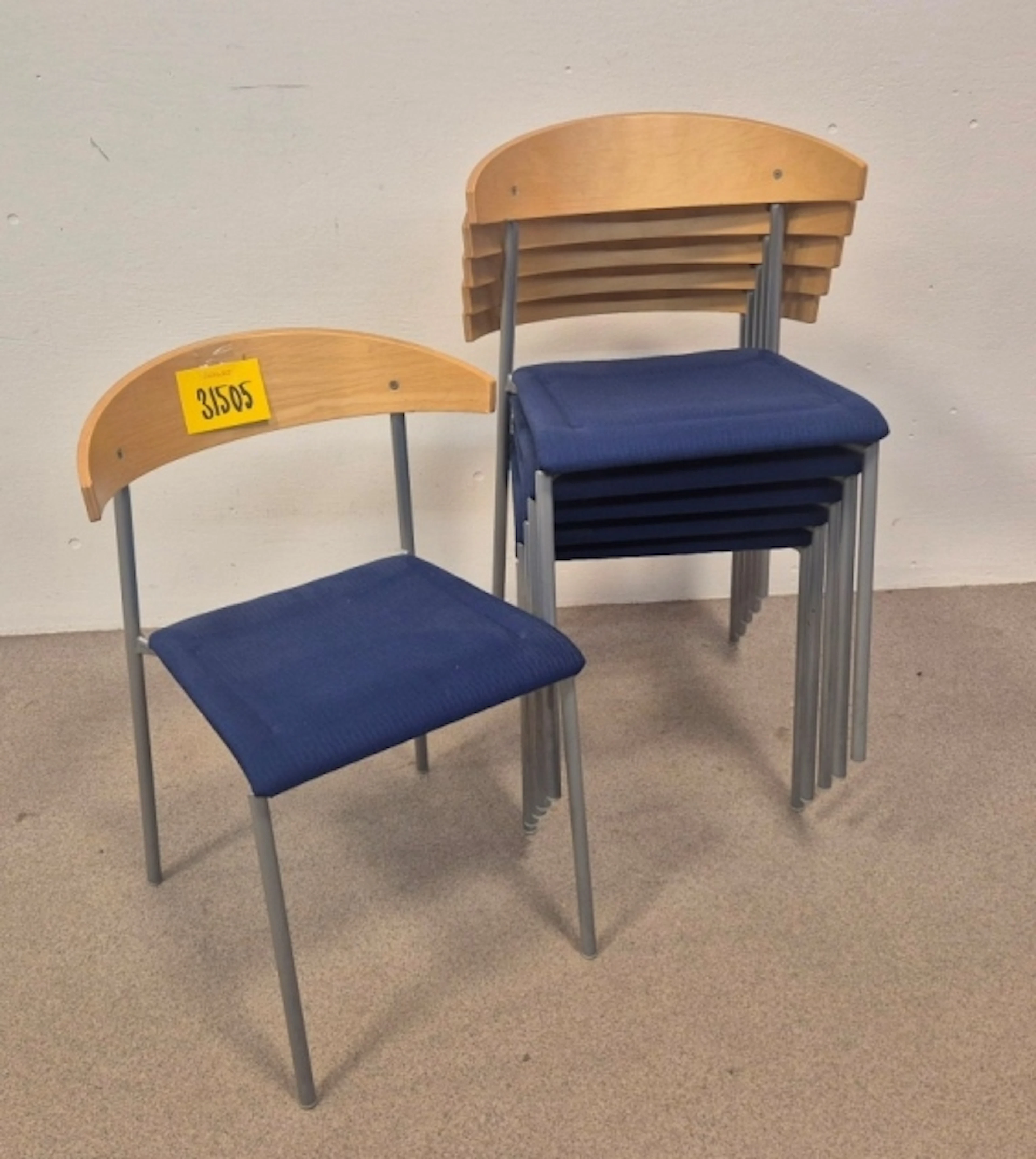 6ST STAPELBARA STOLAR KINNARPS