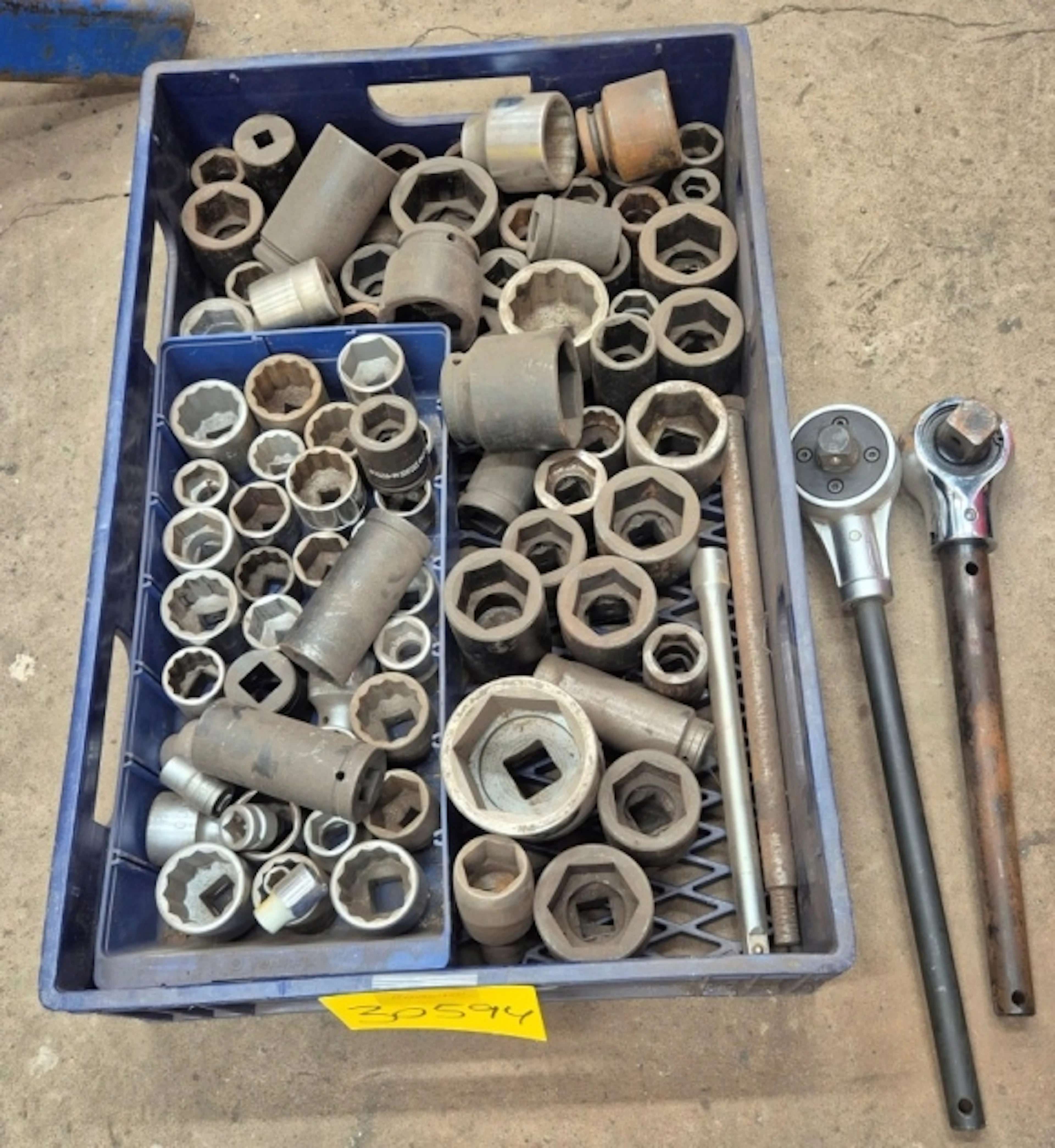 HYLSOR 1/2"-1" INKL SPÄRRSKAFT 3/4"-1"