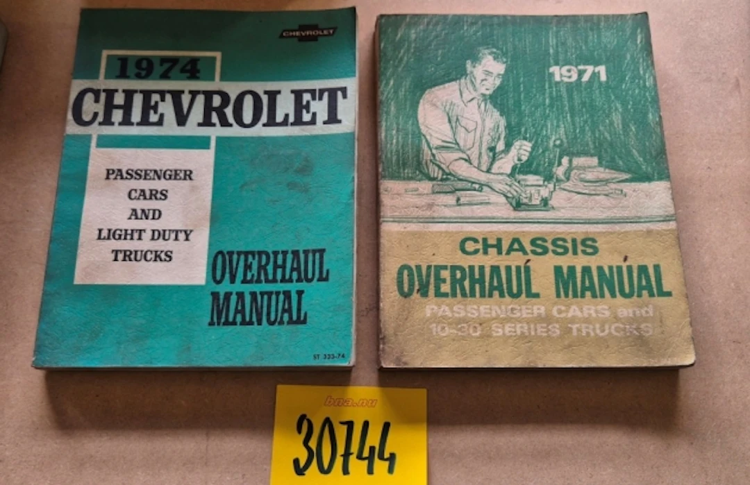 REP.HANDBÖCKER CHEVROLET 1971 + 1974