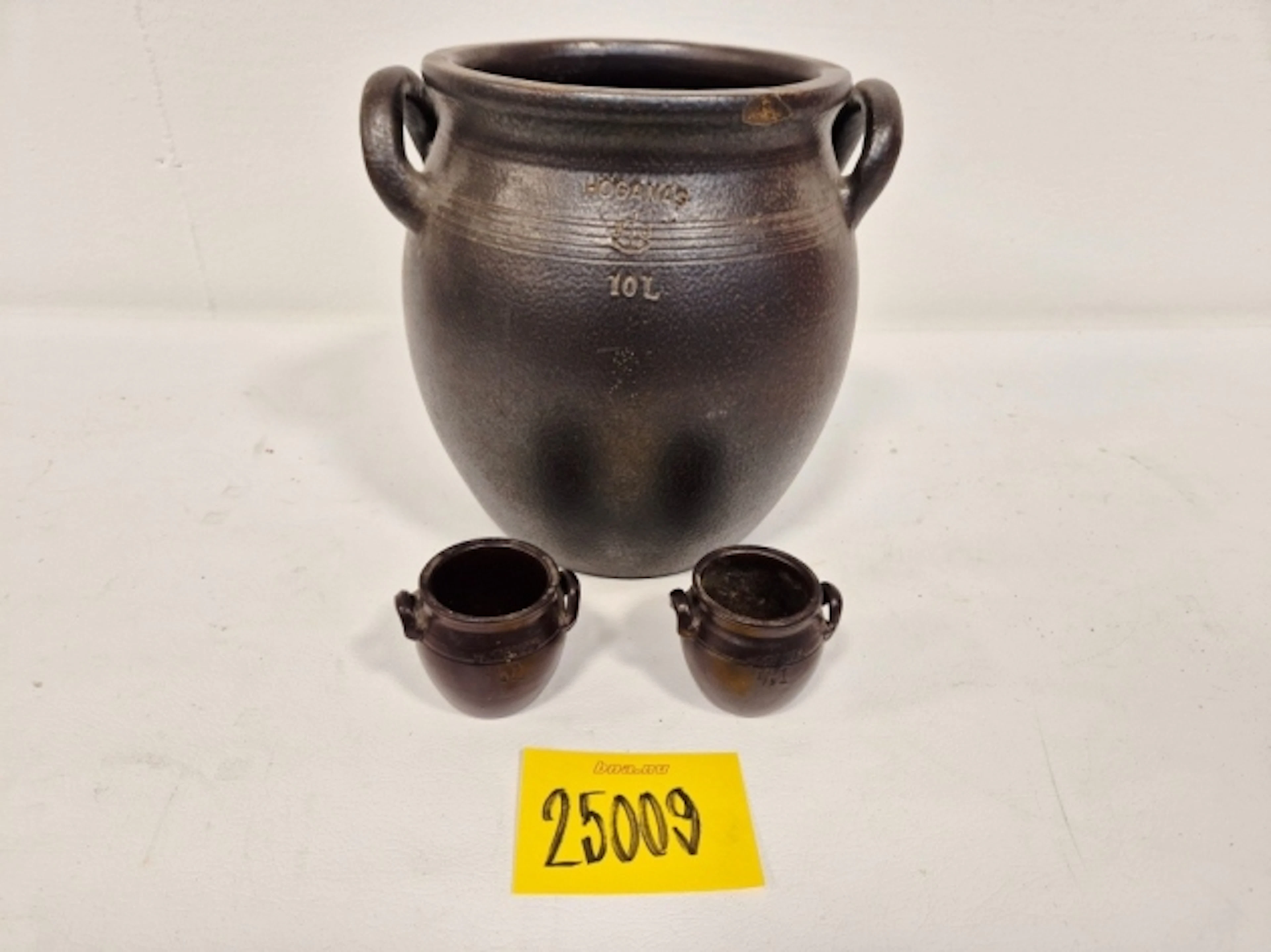 3ST HÖGANÄSKRUKA 10L , 1/8L, 1/8L