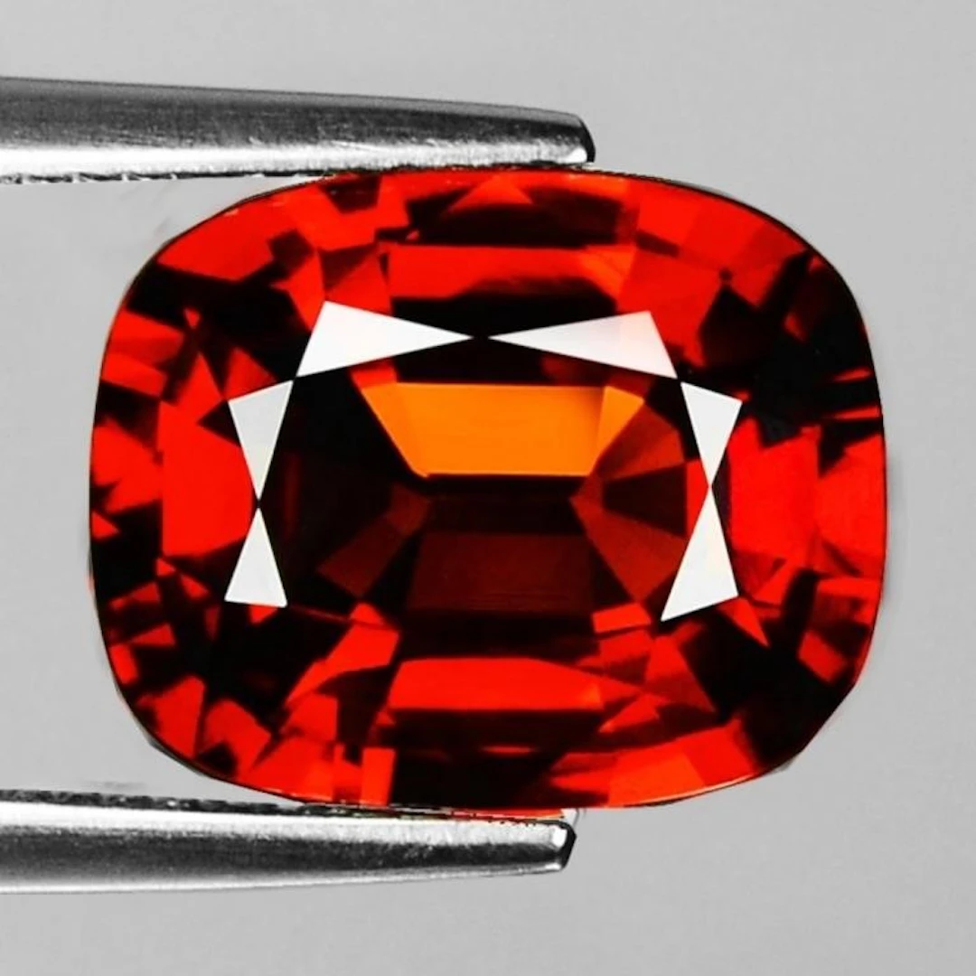 Natural Mandarin Orange Spessartite Garnet {Flawle