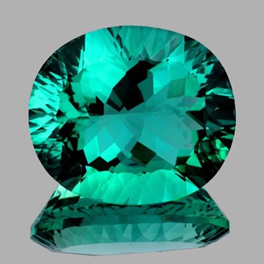 Natural Emerald Bluish/Green Fluorite 89 Cts{Flawl