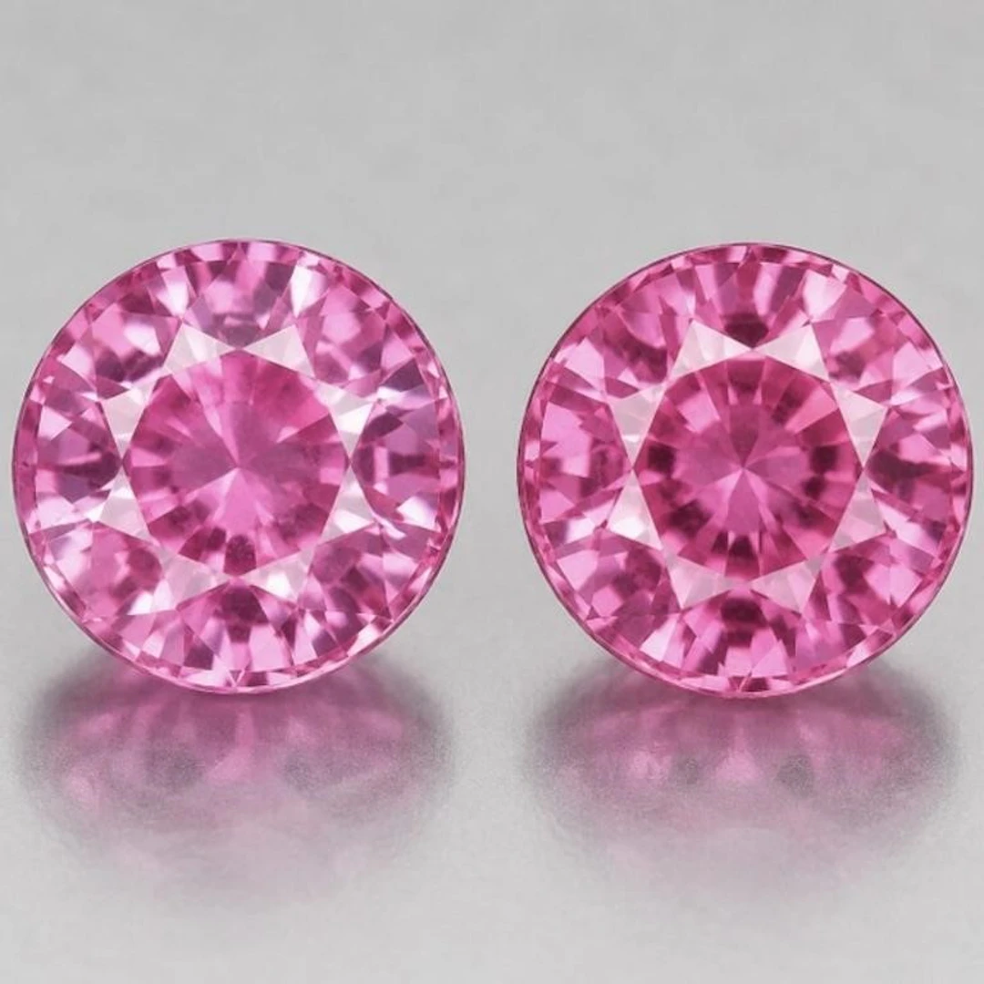 Natural Mahenge Pink Spinel Pair [Flawless-VVS]