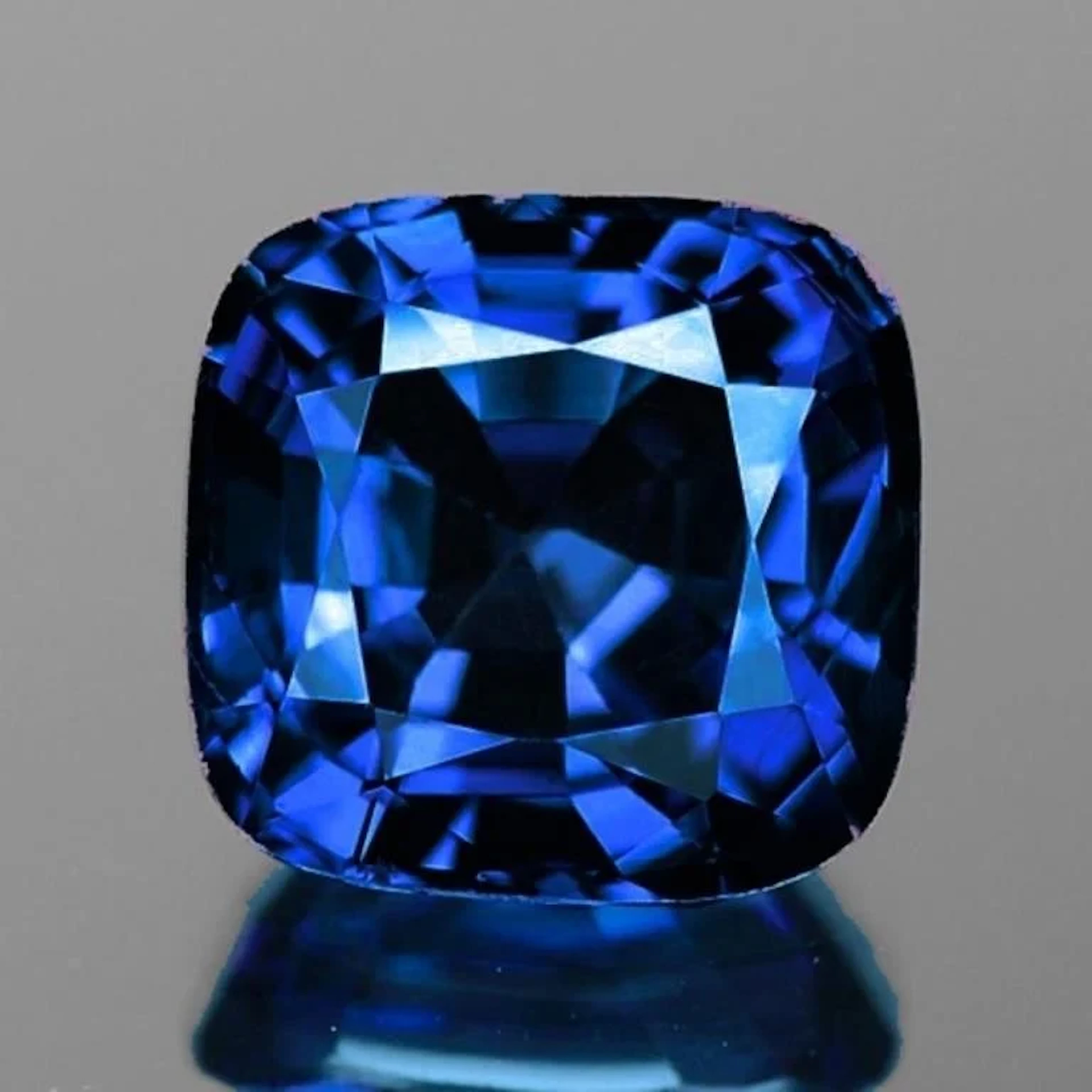 Natural Kashmir Cornflower Blue Sapphire {Flawless