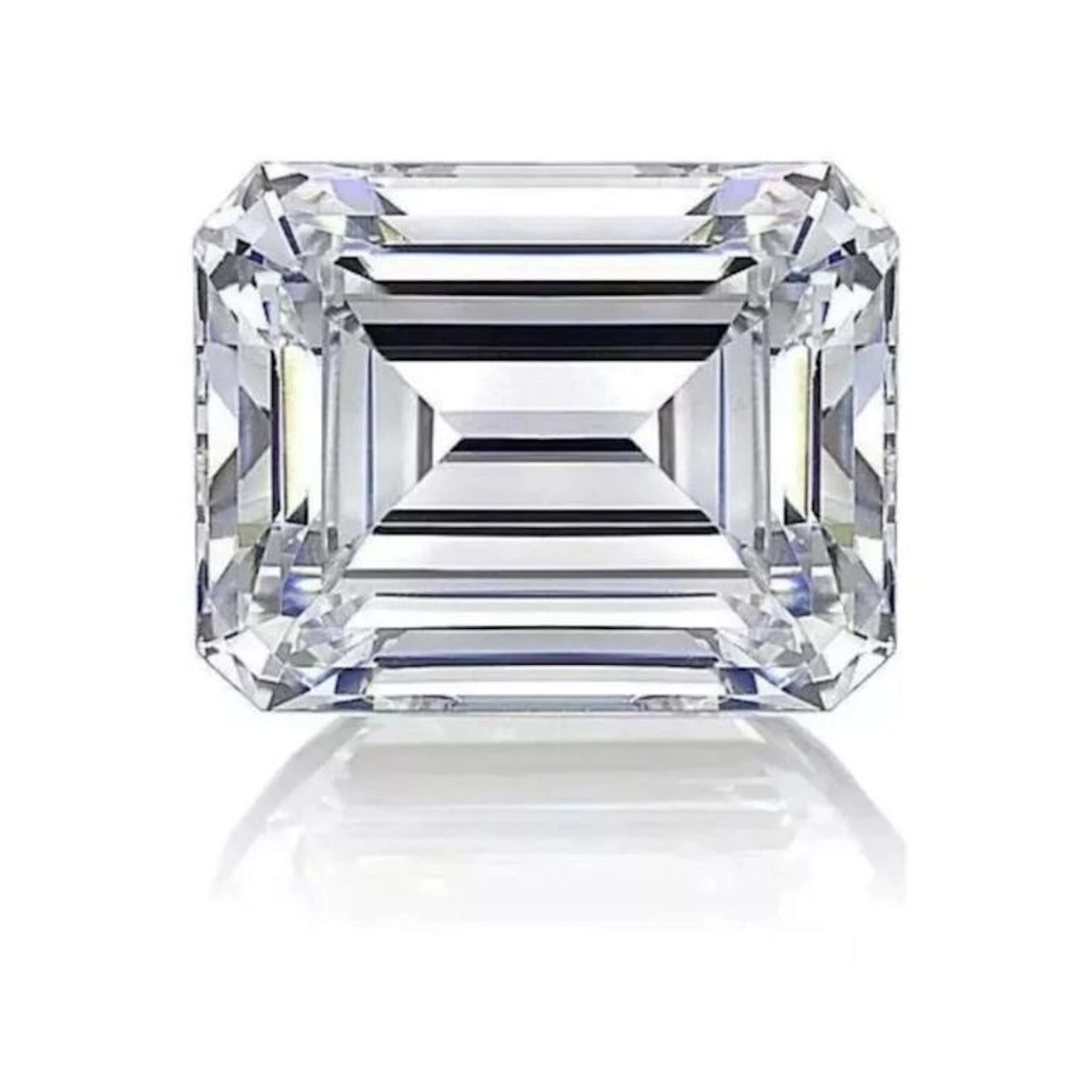 White Emerald Cut Diamond 5.82 Cts E/VVS IGI Certi