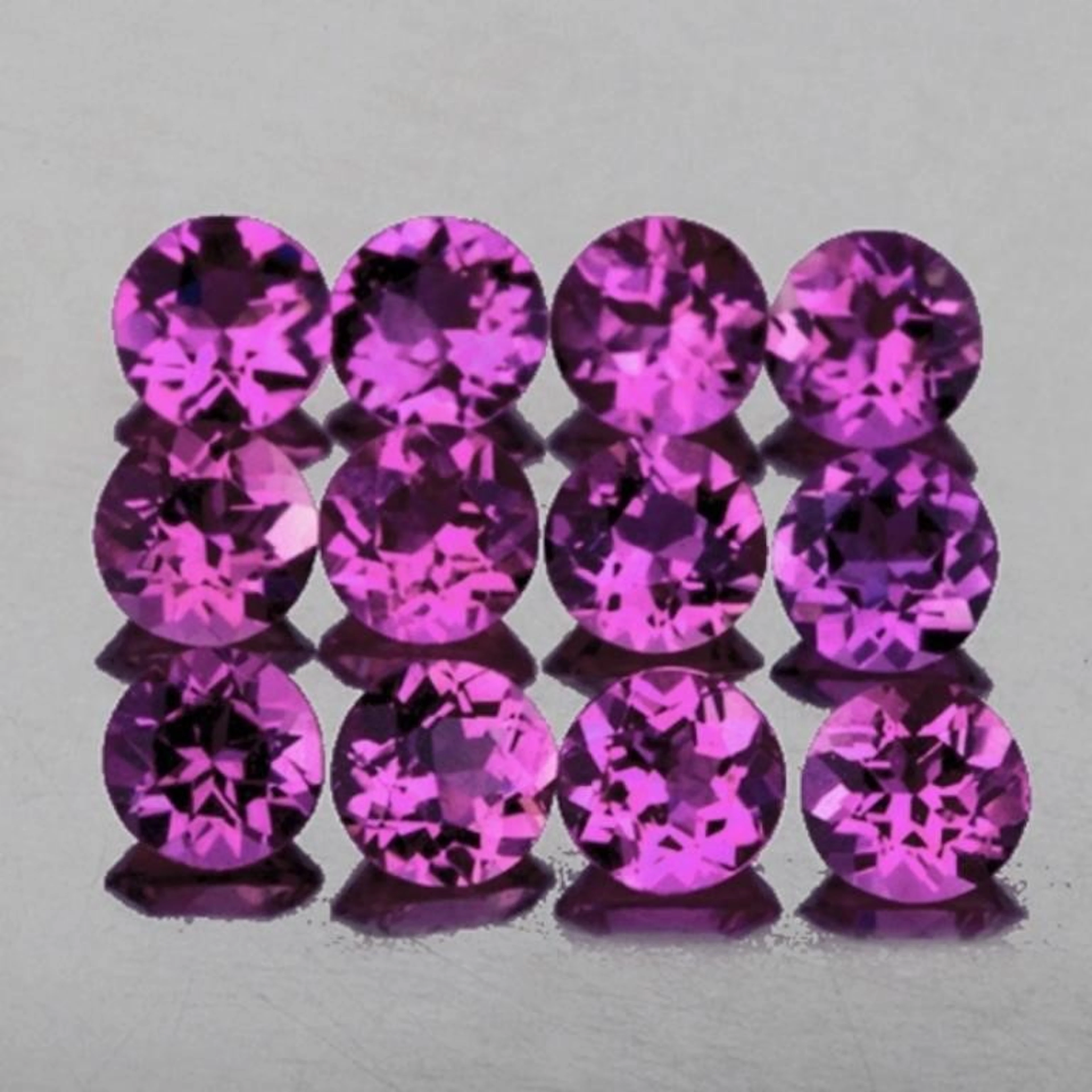 Natural Tanzania Magenta Purple Rhodolite Garnet{F