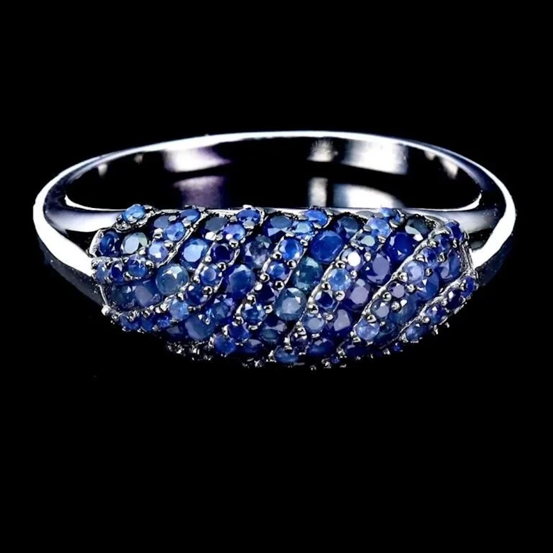 Natural Burma Blue Sapphire Ring
