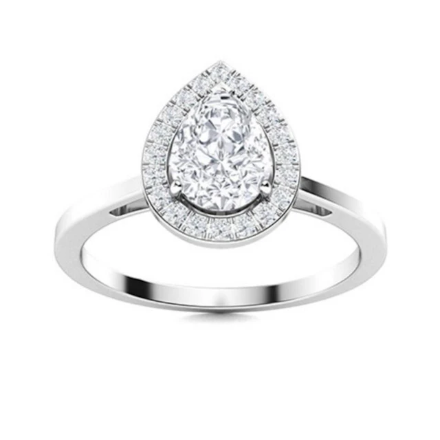 Gold & Brilliant White Diamond 4.50 Cts Ring - E/V