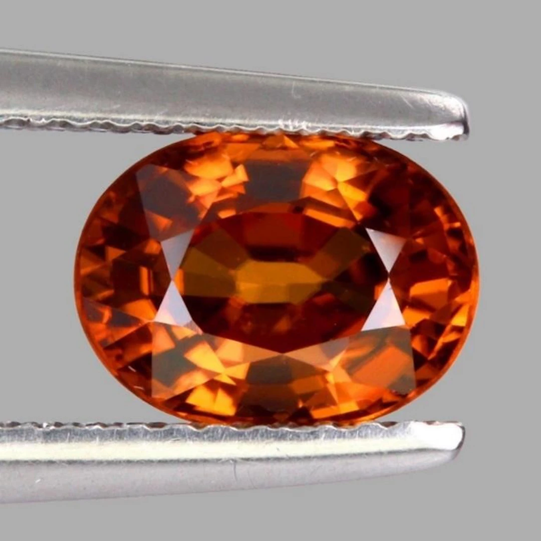 Natural Cambodian Intense Orange Zircon [Flawless-