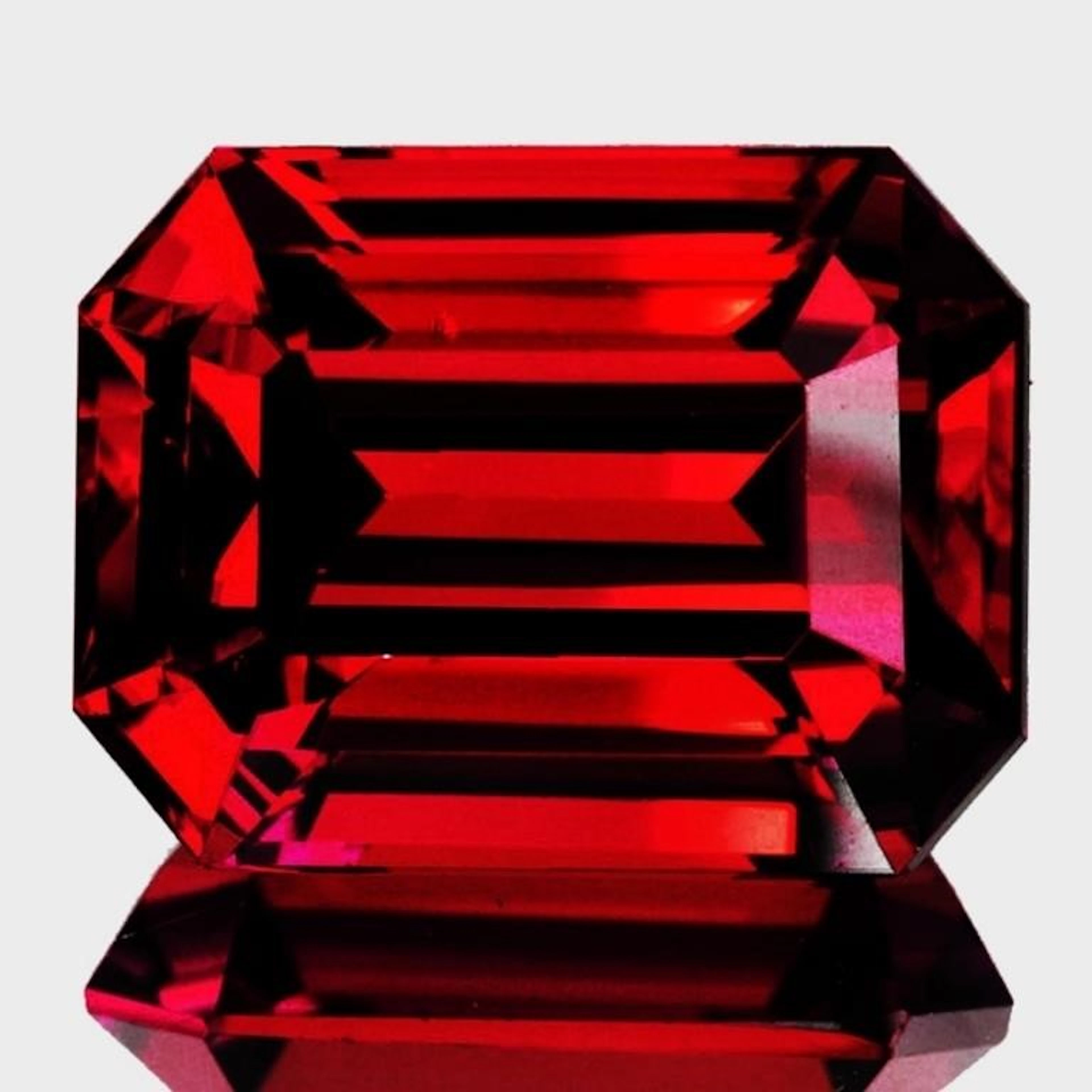 Natural Crimson Red Rhodolite Garnet {Flawless-VVS