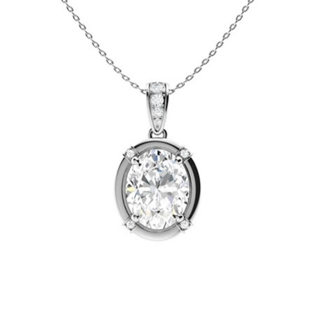 Gold & White Diamonds 2.50 Cts Necklace - E/VVS