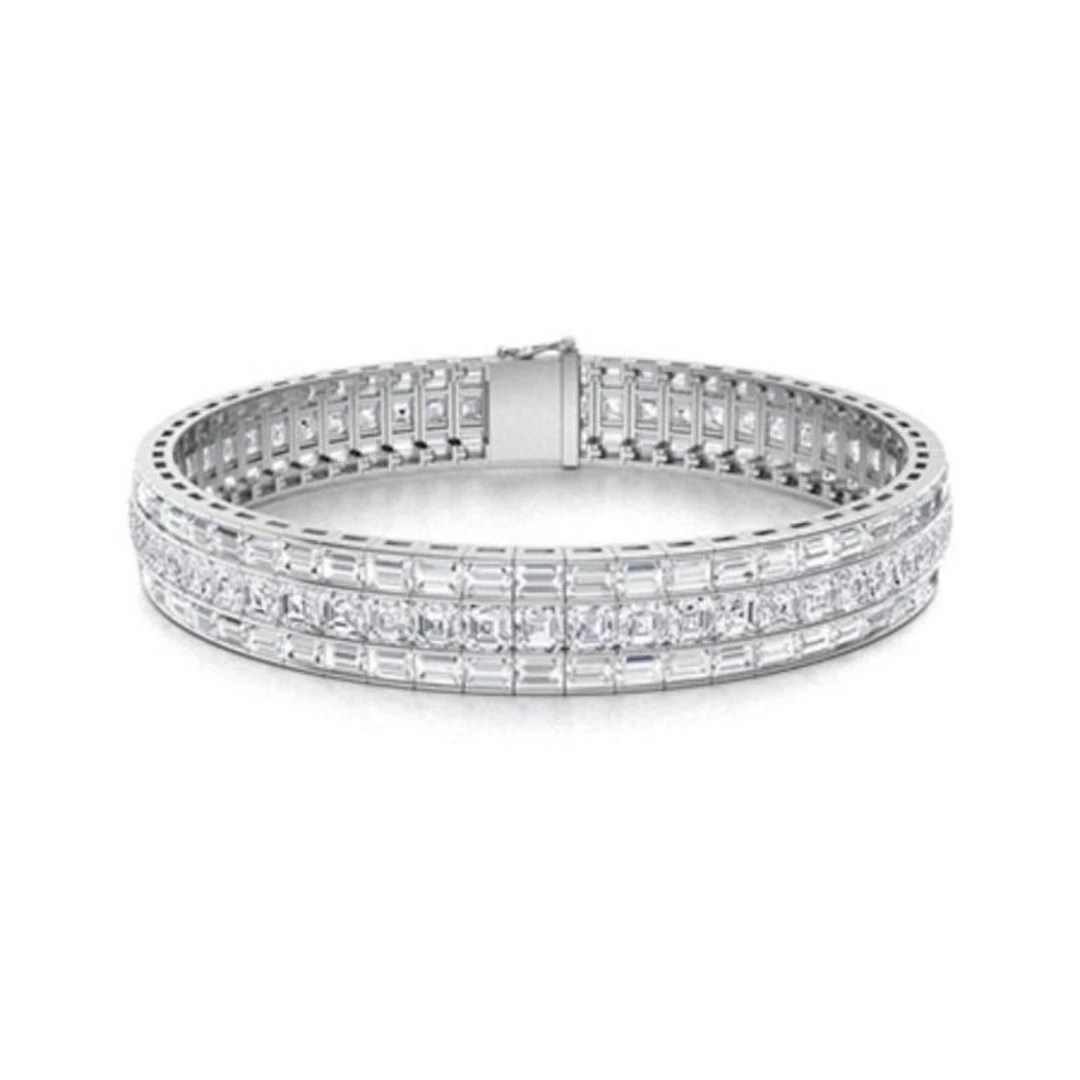 Gold & White Diamonds 27.52 Cts Bracelet