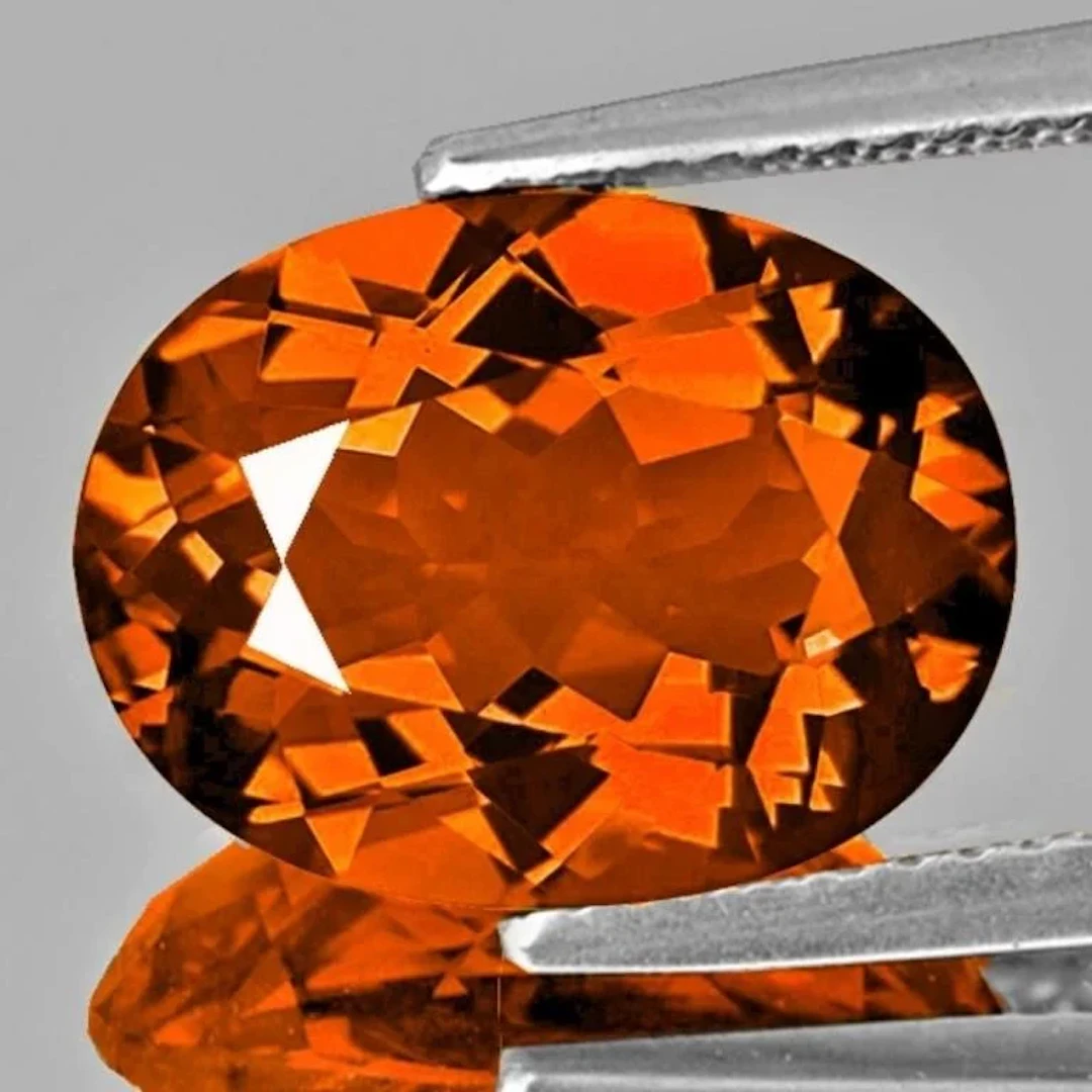 Natural Brazil Madeira Orange Citrine {Flawless-VV