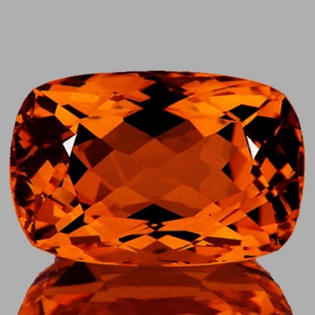 Natural Brazil Madeira Orange Citrine {Flawless-VV