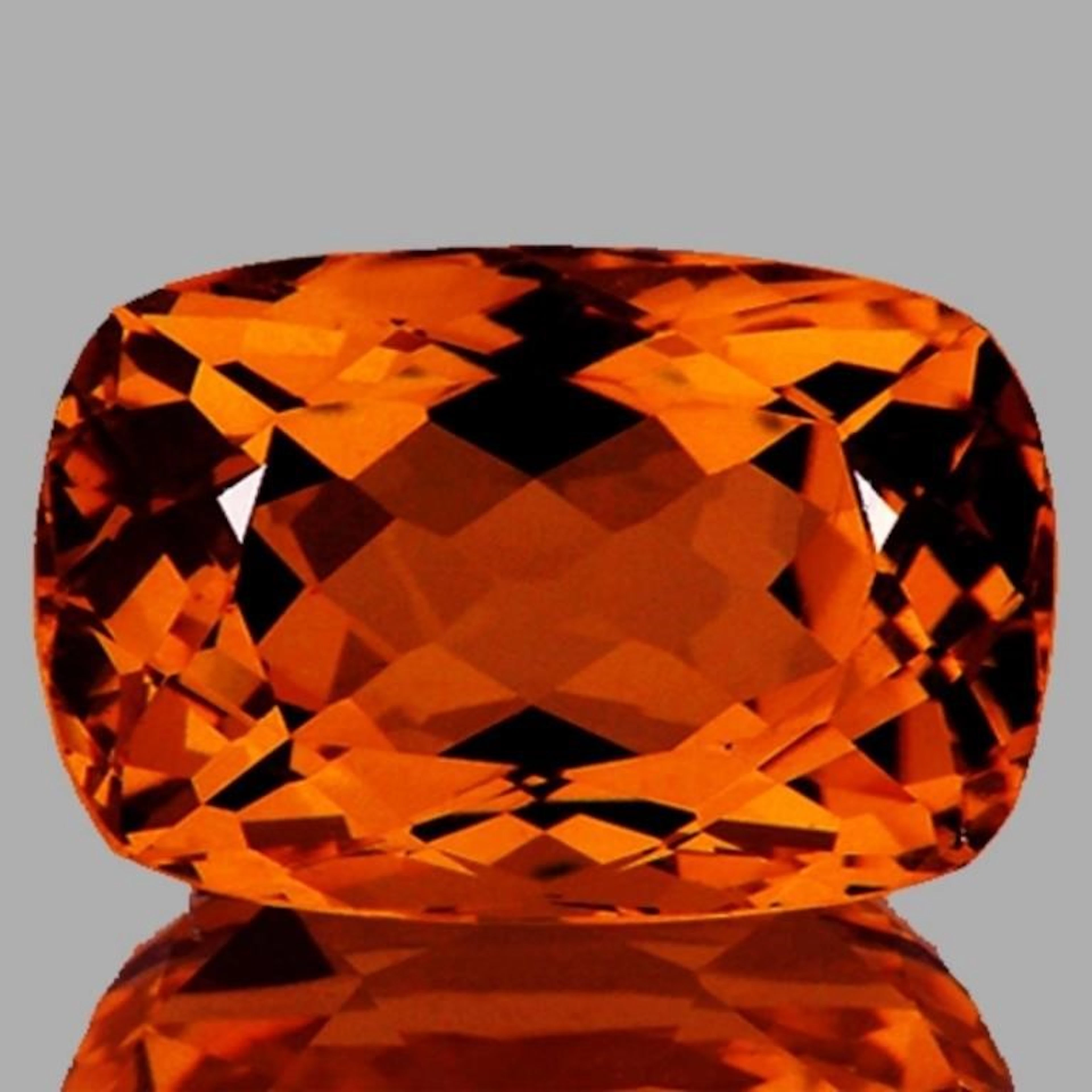 Natural Brazil Madeira Orange Citrine {Flawless-VV