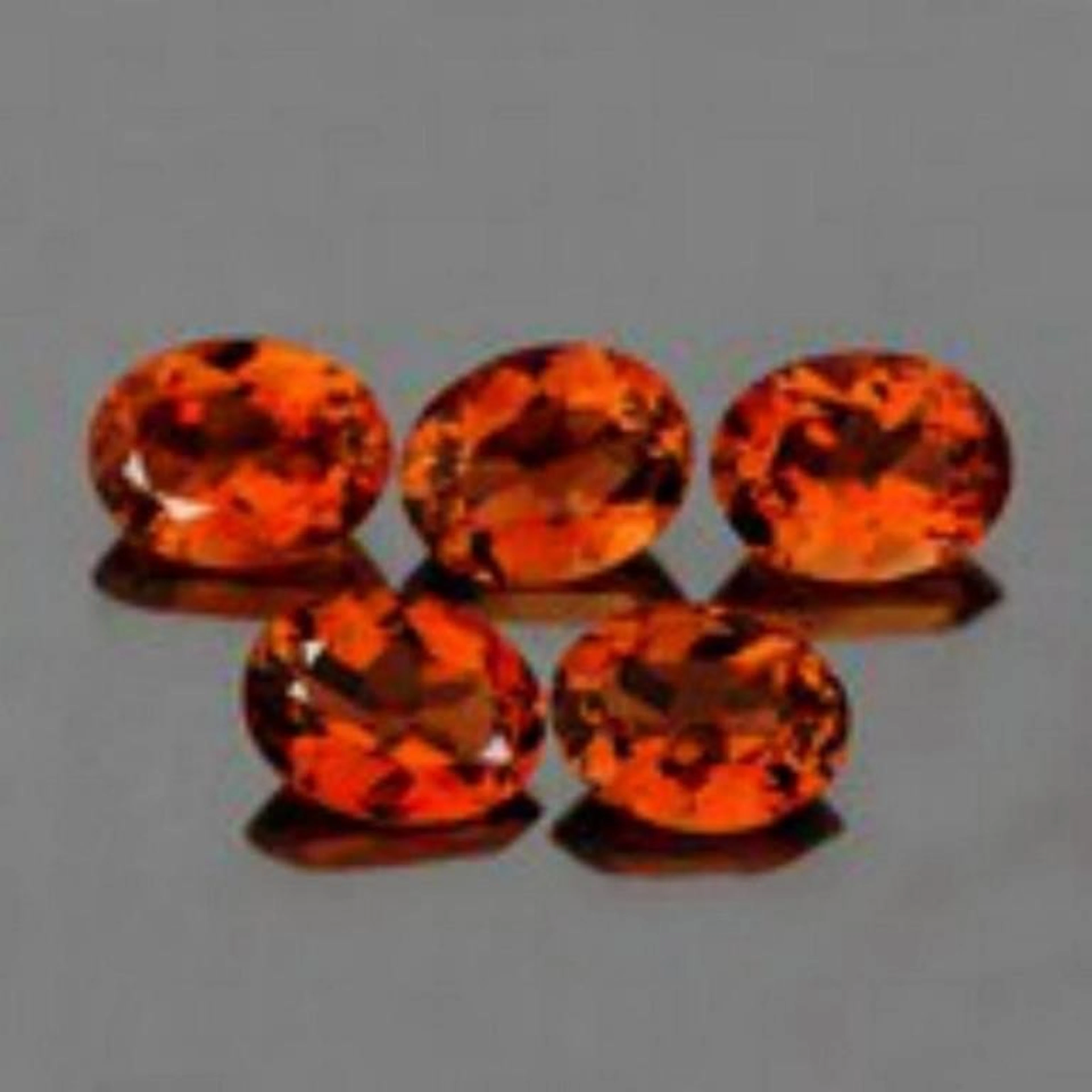 Natural Champagne Imperial Topaz 5 Pcs {Flawless-