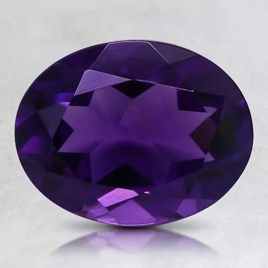 Purple Oval Lab Amethyst 15 Carats