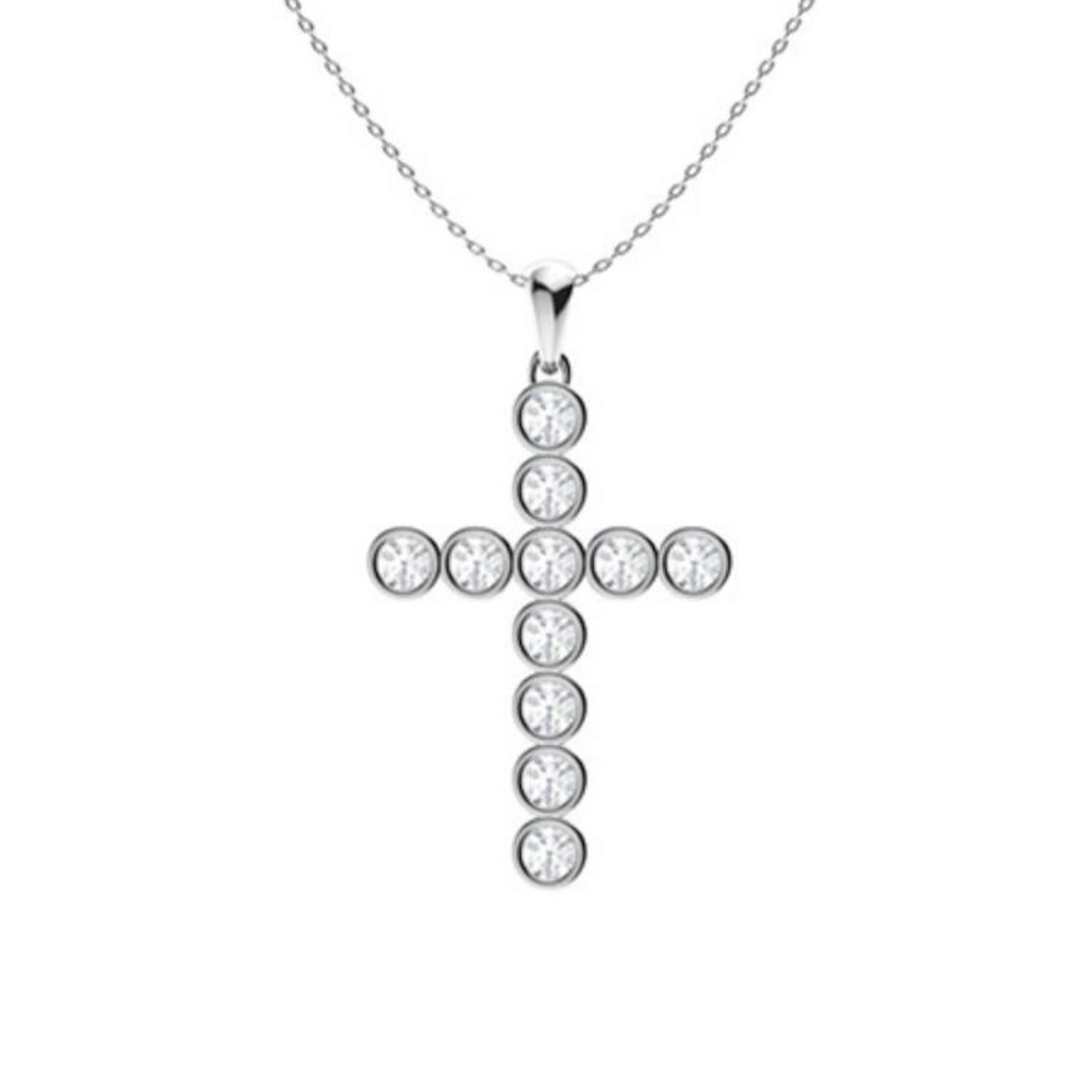 Gold & White Diamonds 2 Cts Necklace - E/VVS