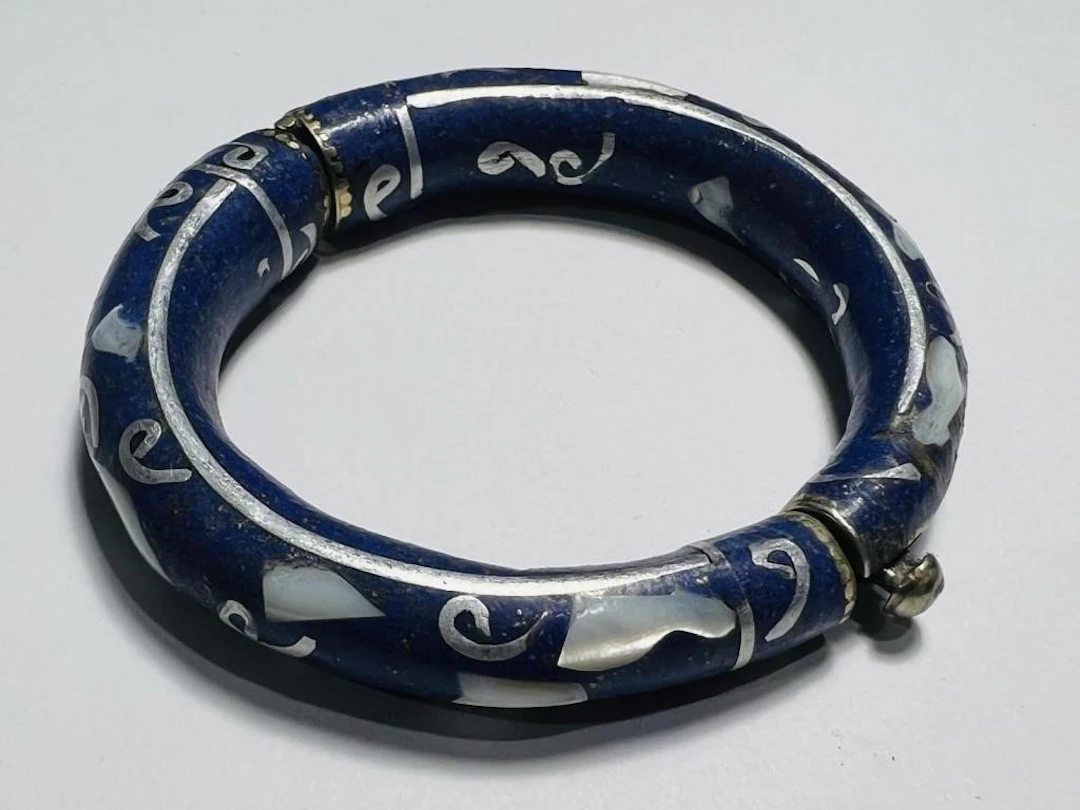 Natural Tibet Hand Made Lapiz Lazuli and Sea Shell