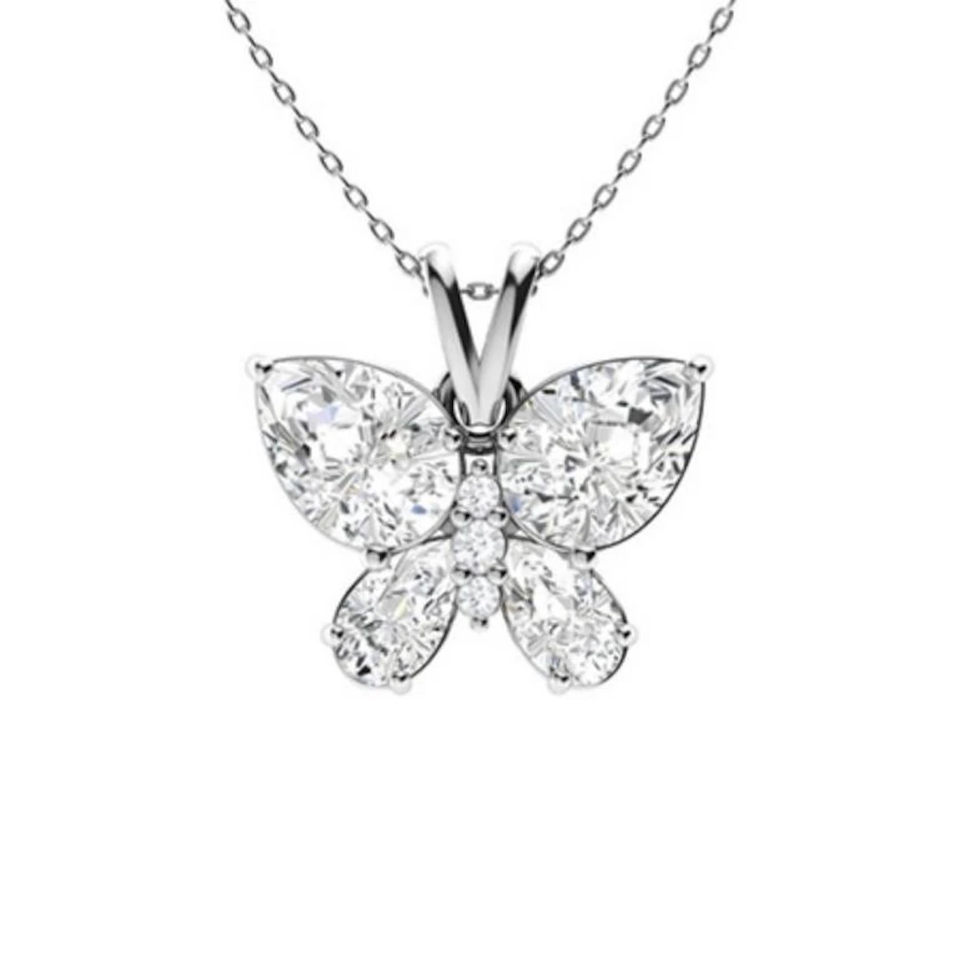 Gold & White Diamonds 3.50 Cts Necklace - E/VVS