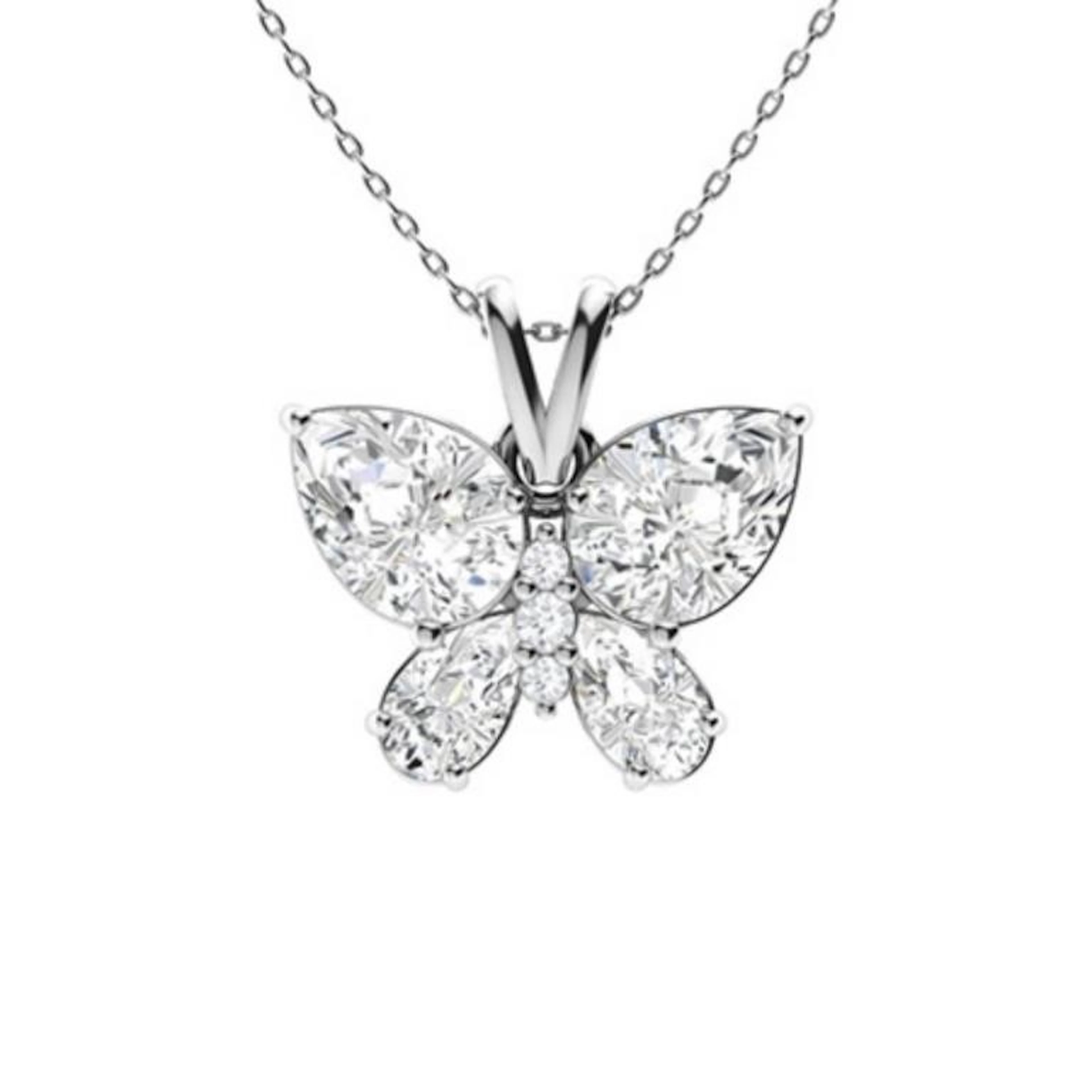 Gold & White Diamonds 3.50 Cts Necklace - E/VVS