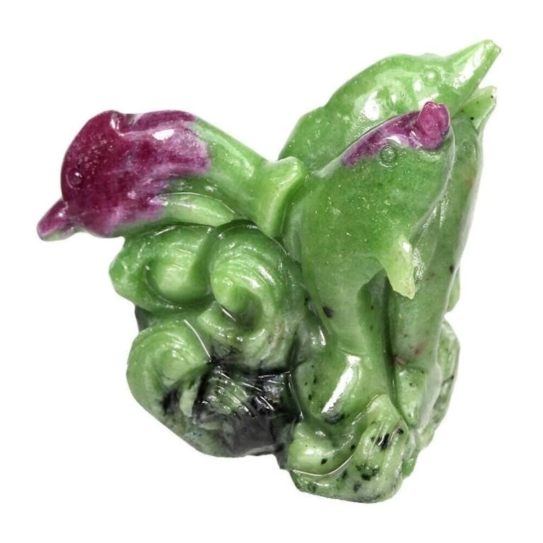 Natural Handcarved Ruby Zoisite 316 Carats Dolhphi