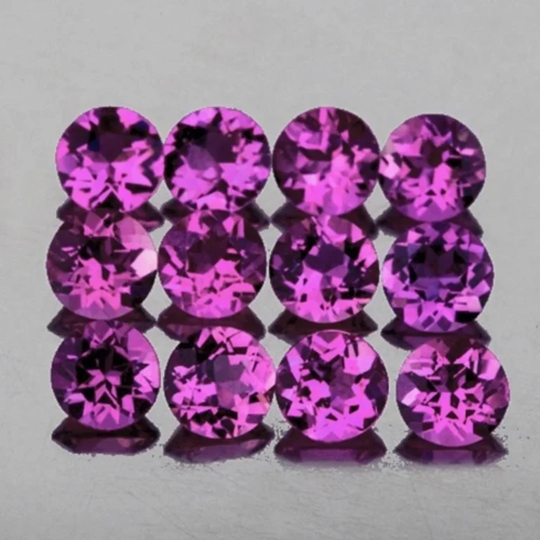 Natural Magenta Purple Rhodolite Garnet {Flawless-