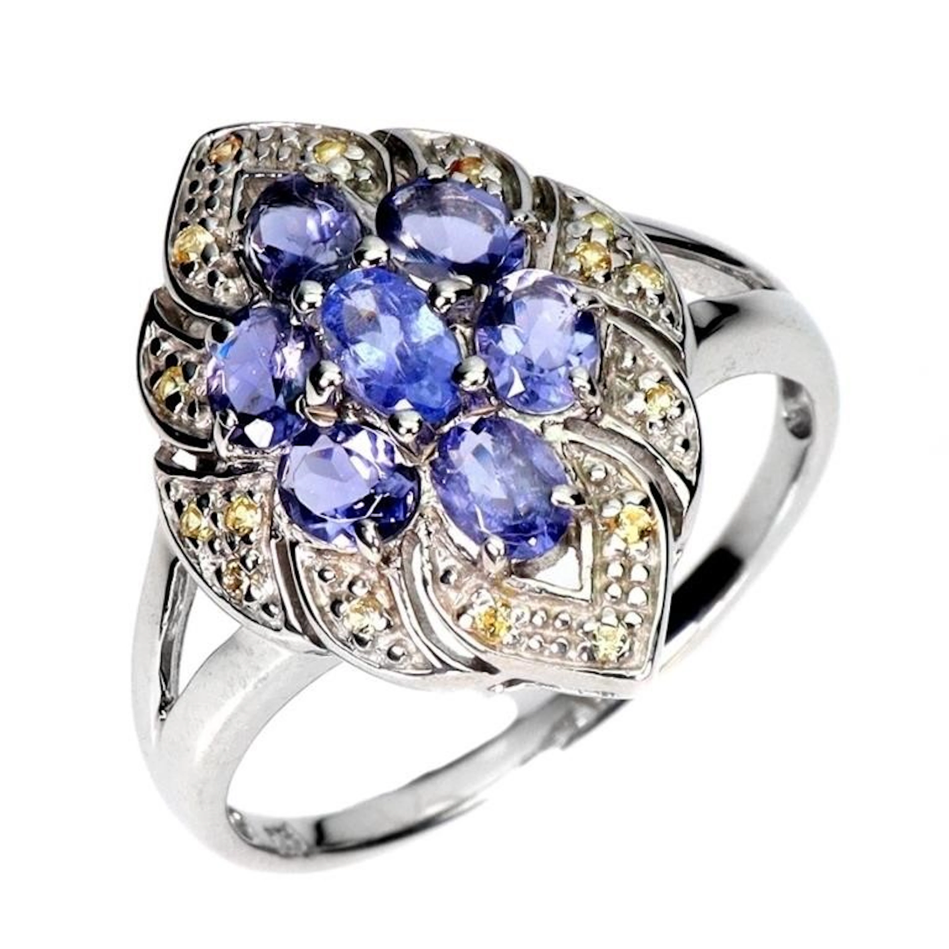 Natural Tanzanite Sapphire Ring