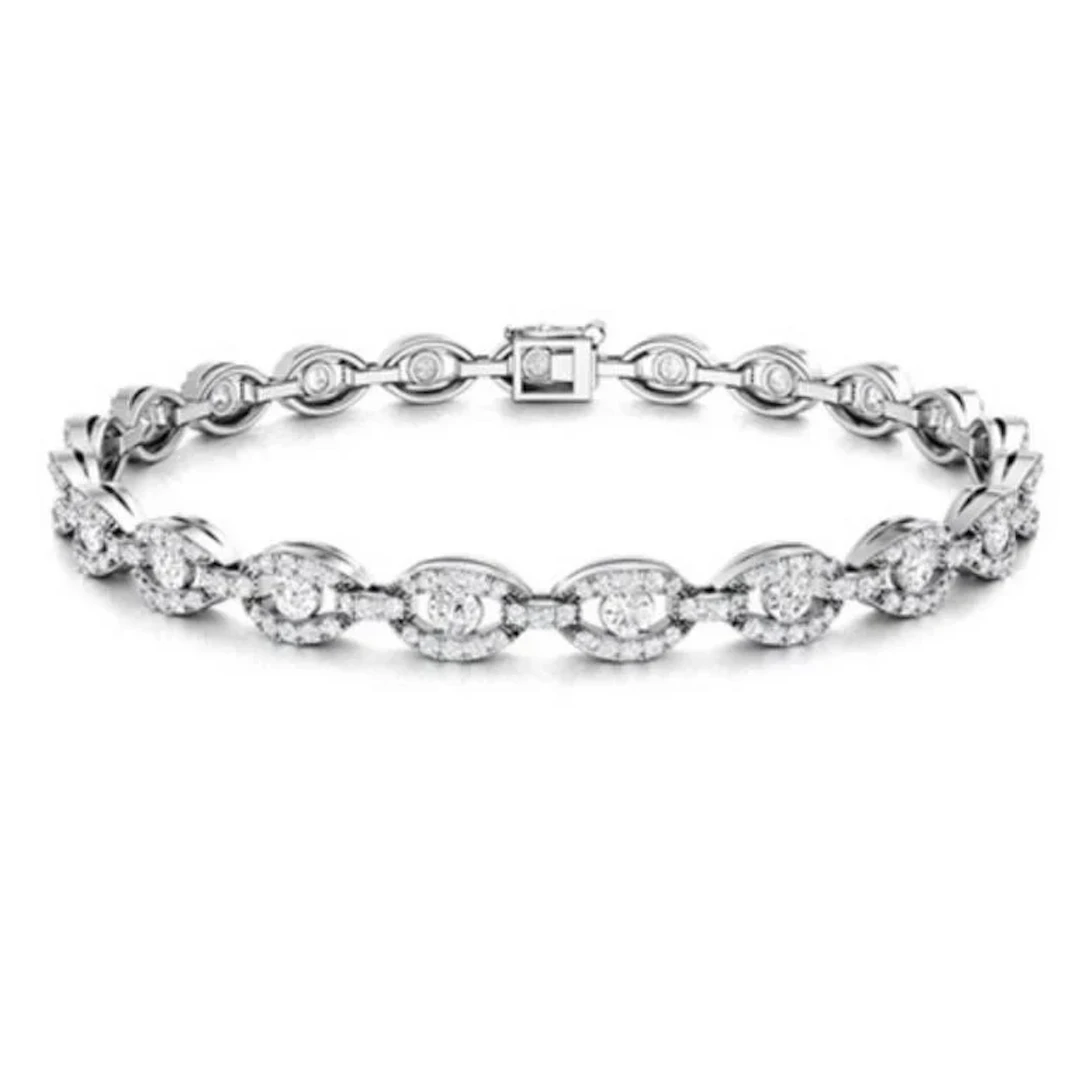 Gold & White Diamonds 21.52 Cts Bracelet