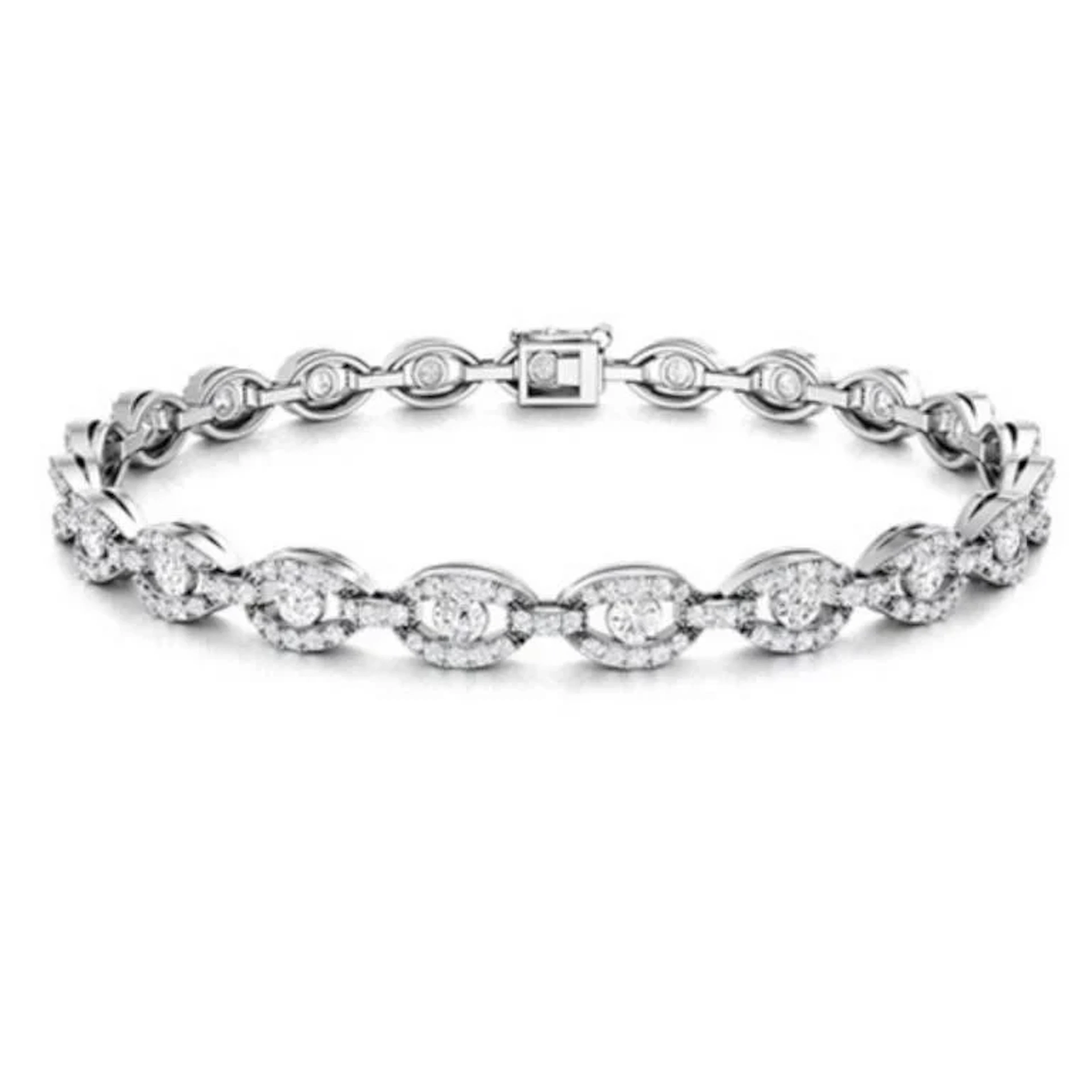 Gold & White Diamonds 21.52 Cts Bracelet