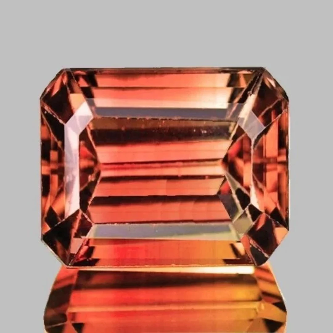 Natural Rare Imperial Champagne Tourmaline { Flawl