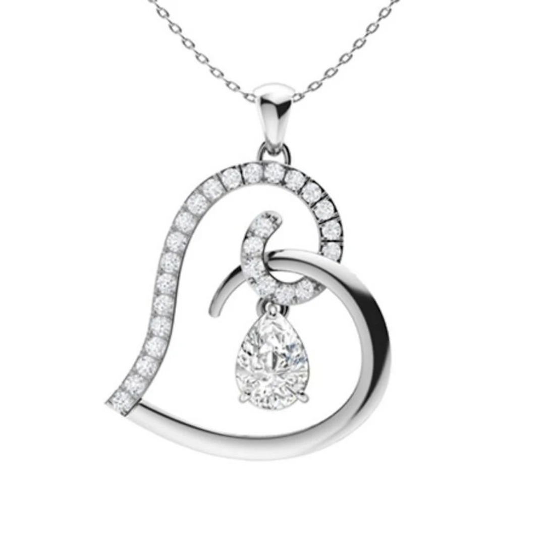 Gold & White Diamonds 2.50 Cts Necklace - E/VVS