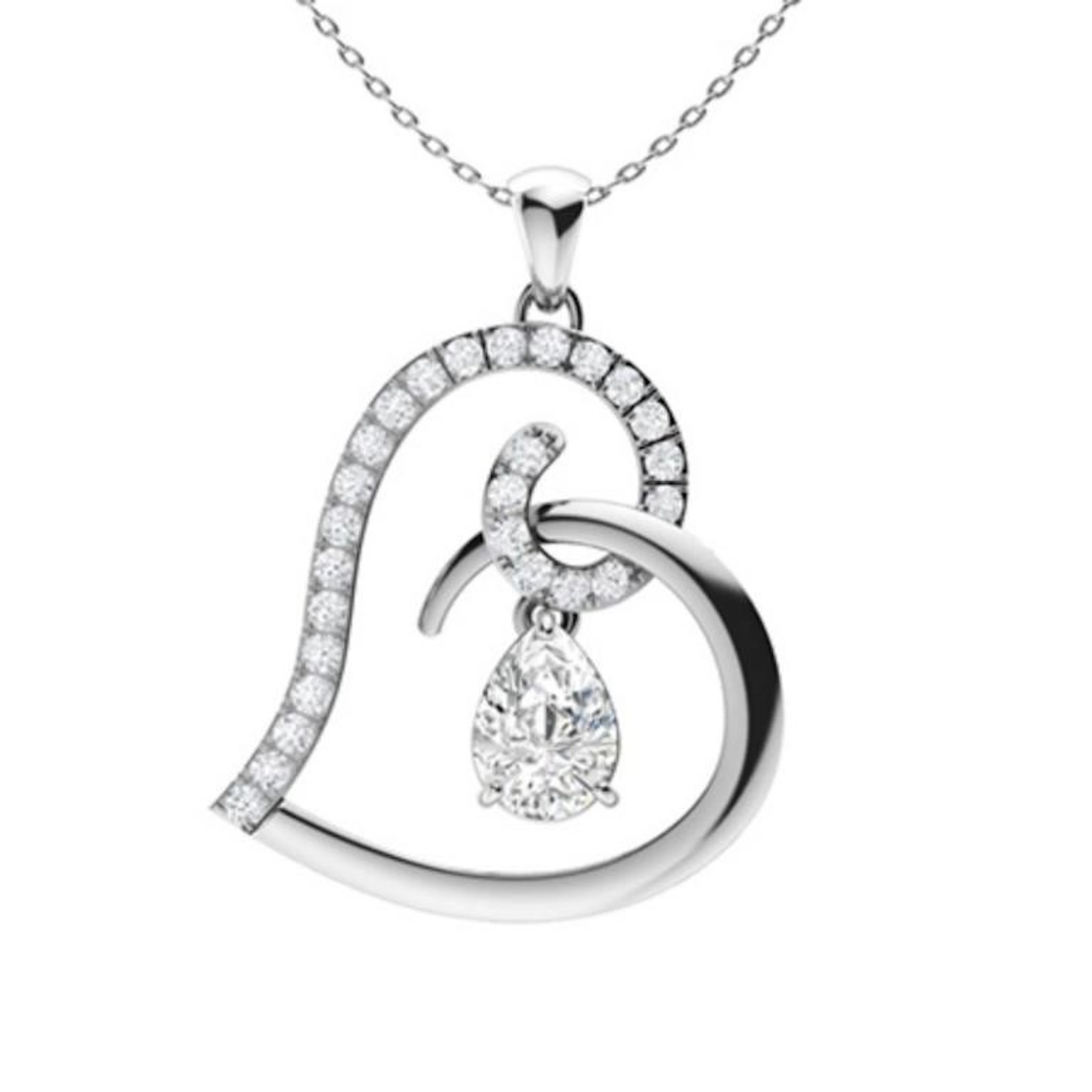 Gold & White Diamonds 2.50 Cts Necklace - E/VVS