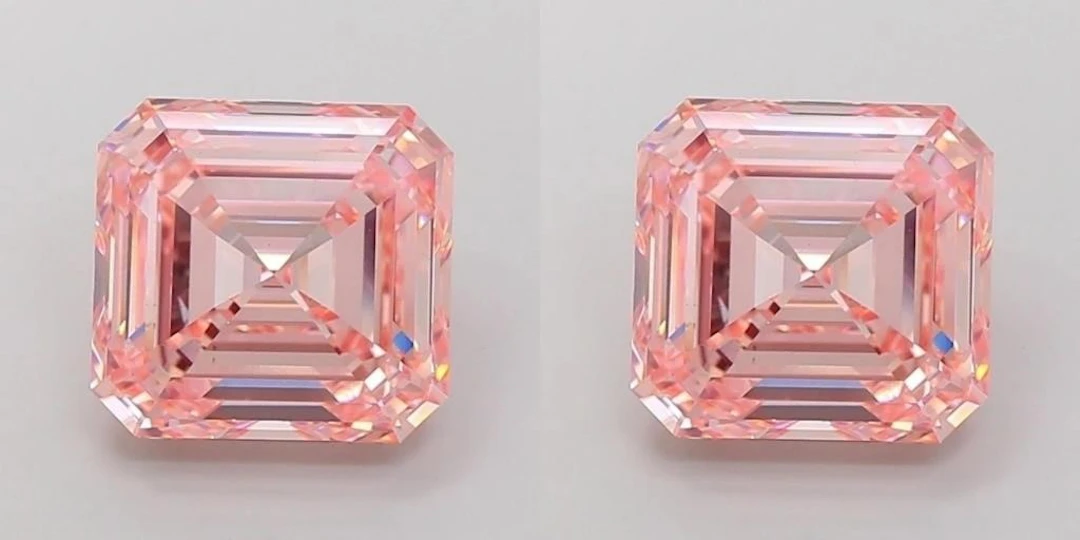 Fancy Pink Diamond Pair 10.07 Cts - VS