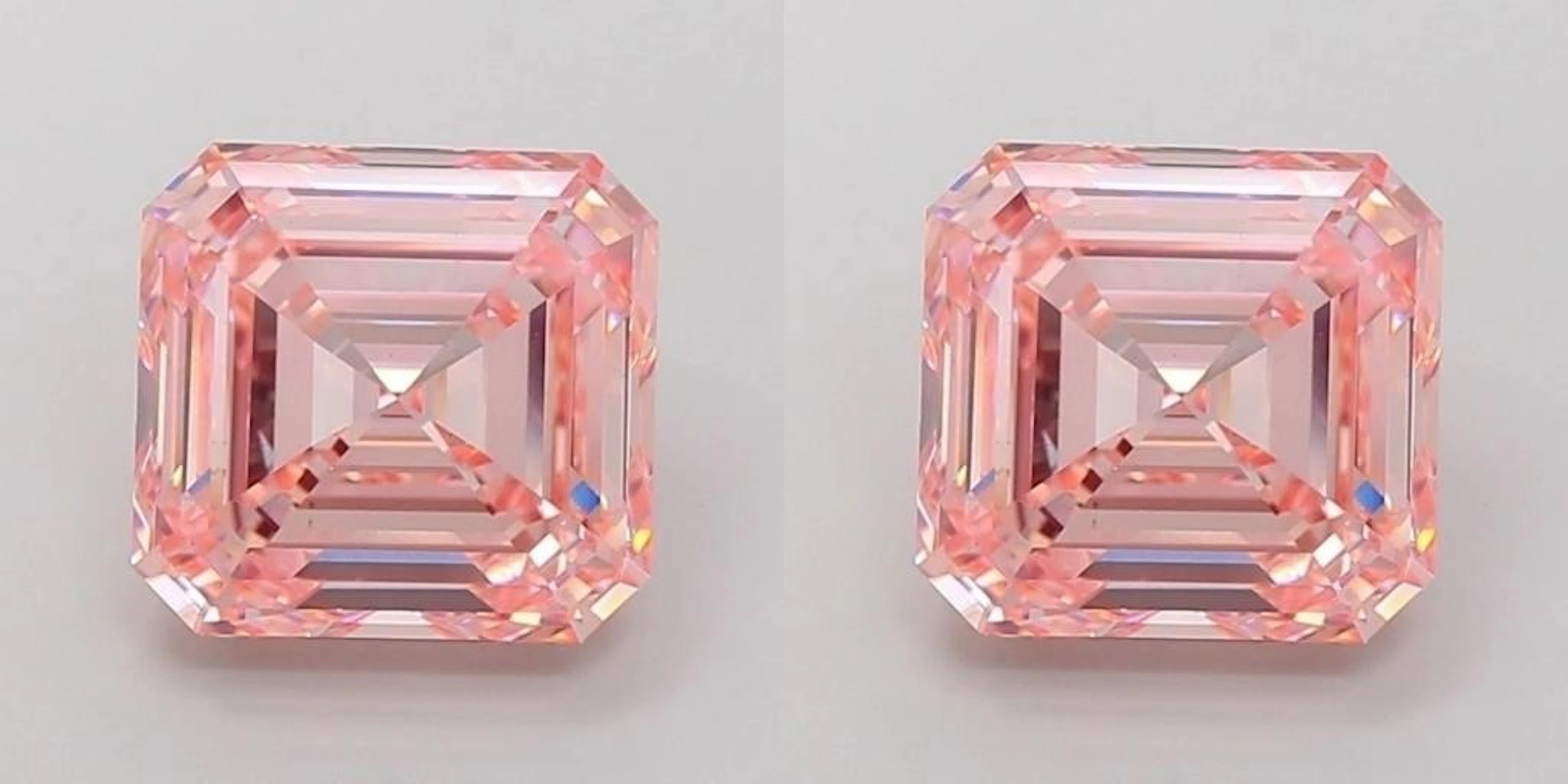 Fancy Pink Diamond Pair 10.07 Cts - VS
