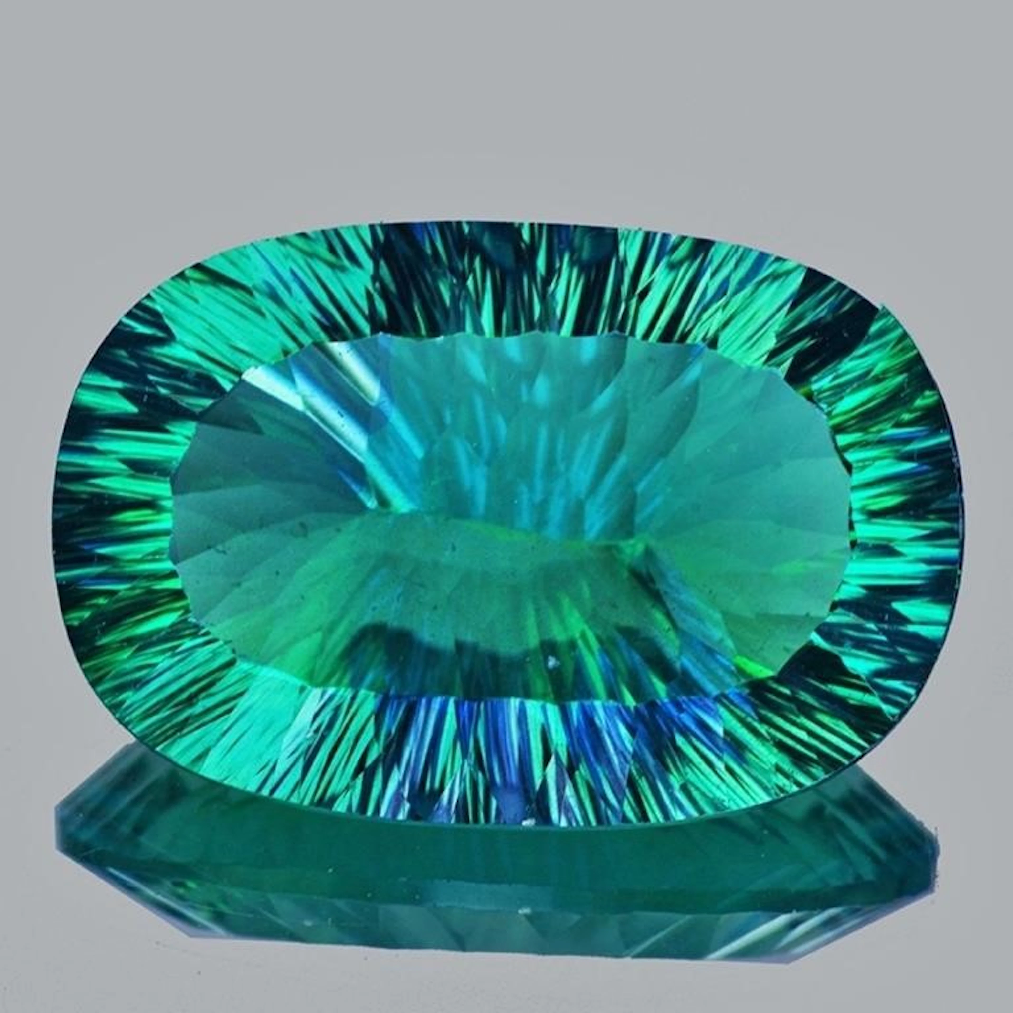 Natural Emerald Bluish/Green Fluorite 93 Cts{Flawl