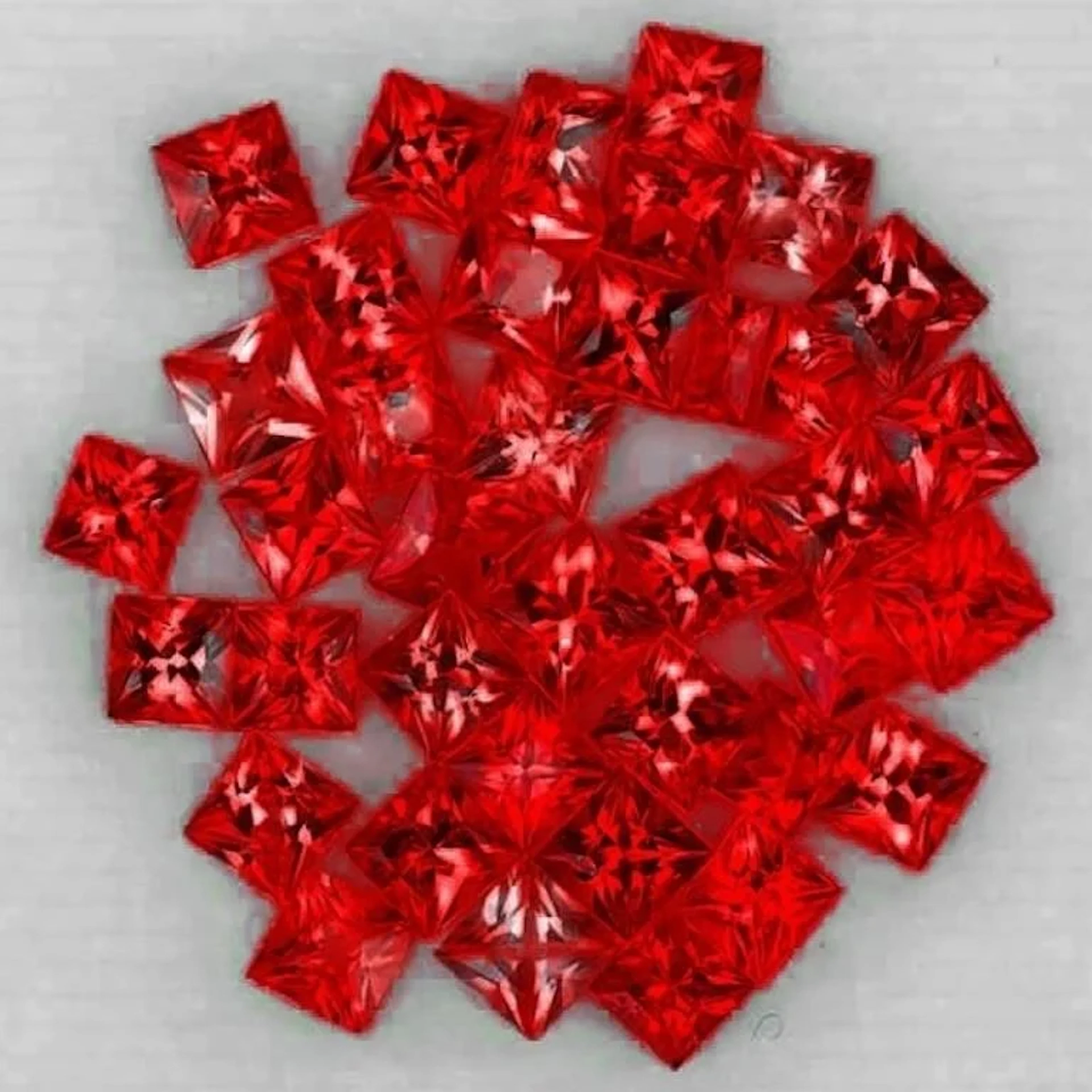 Natural Orange Red Sapphire [Flawless-VVS]