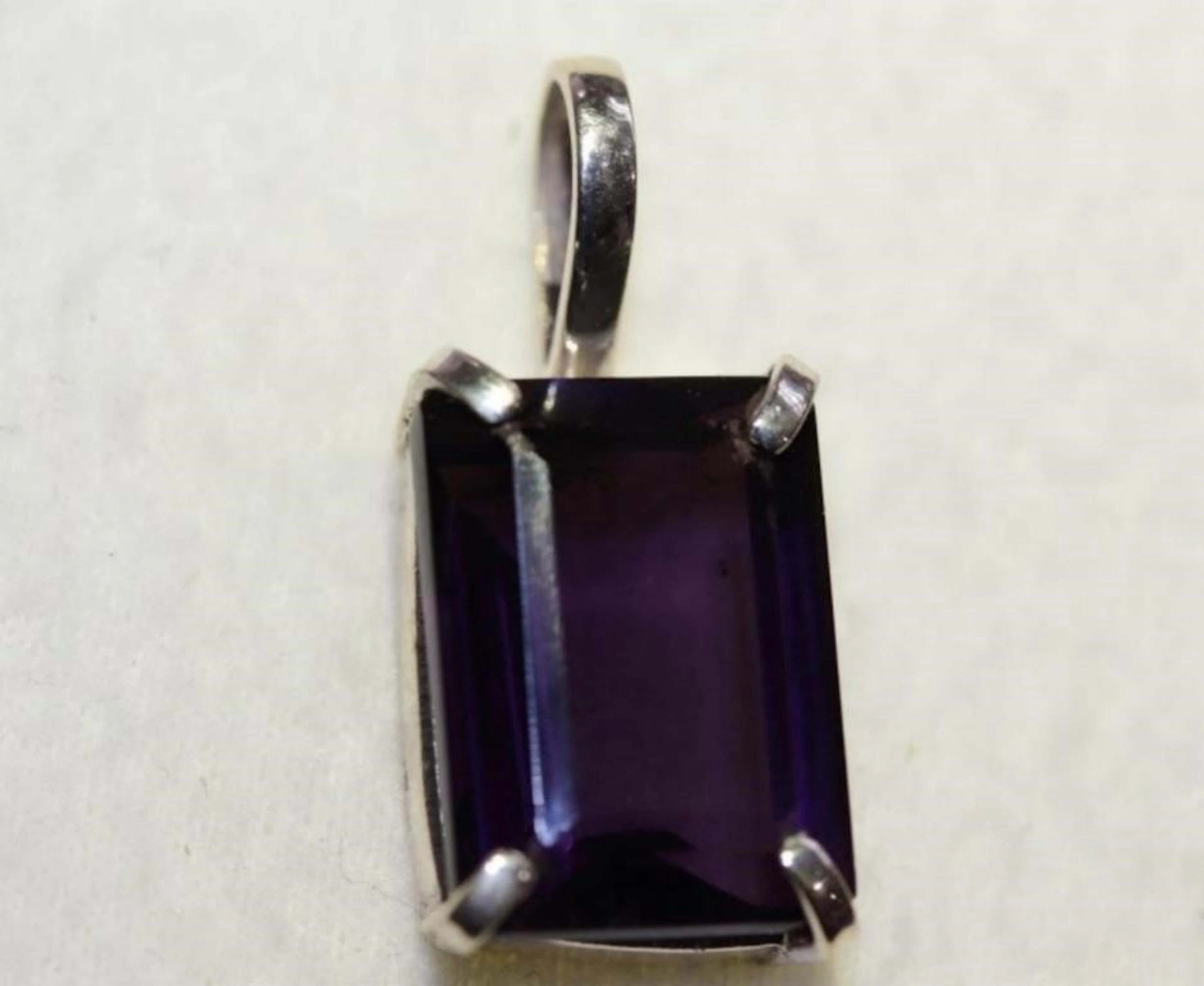 Top Purple Amethyst Pendant