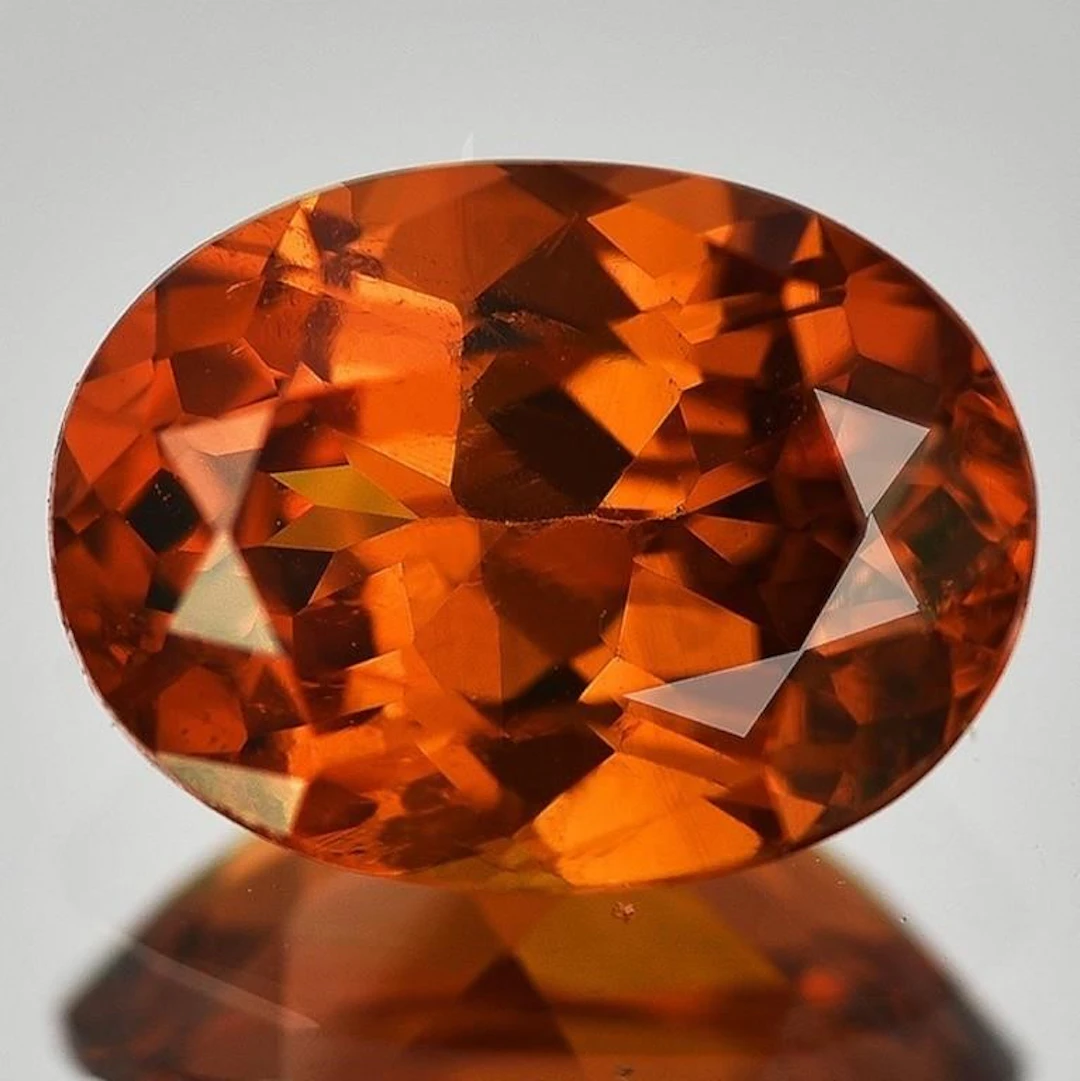 Natural Mandarin Orange Spessartite Garnet - FL/VV