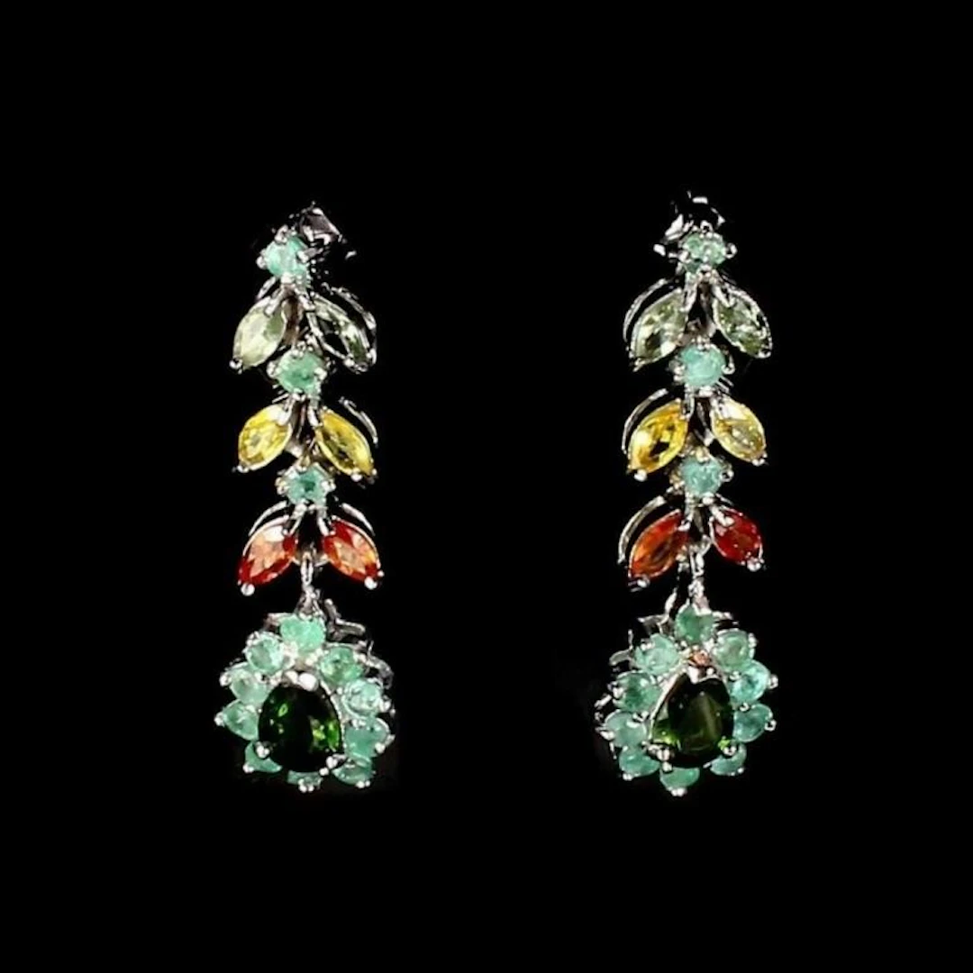 Natural Emerald Fancy Sapphire Chrome Diopside Ea