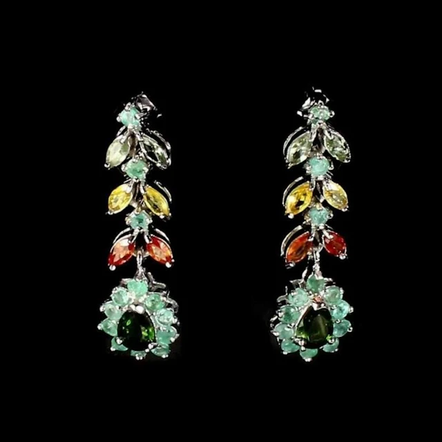 Natural Emerald Fancy Sapphire Chrome Diopside Ea