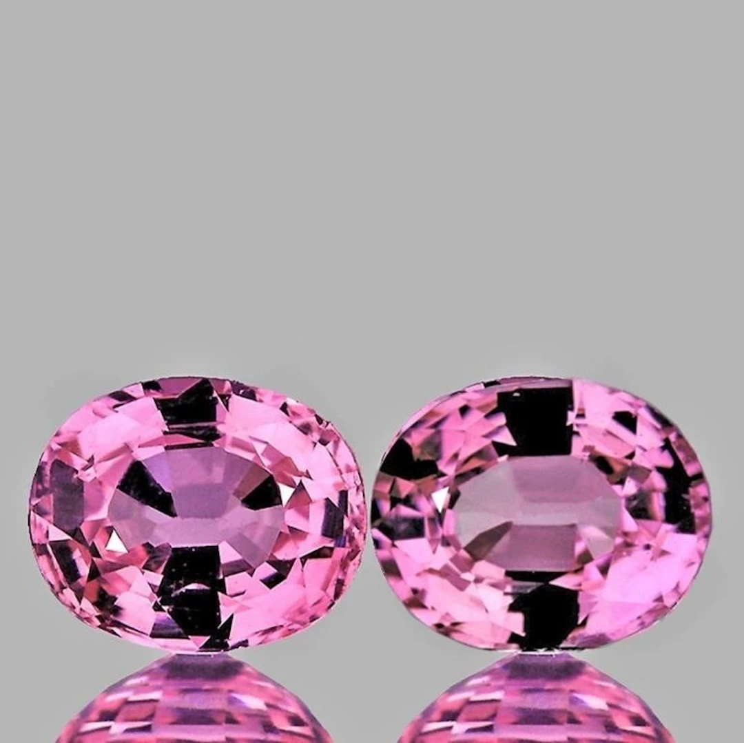 Natural Cherry Blossoms Pink Spinel Pair {Flawles