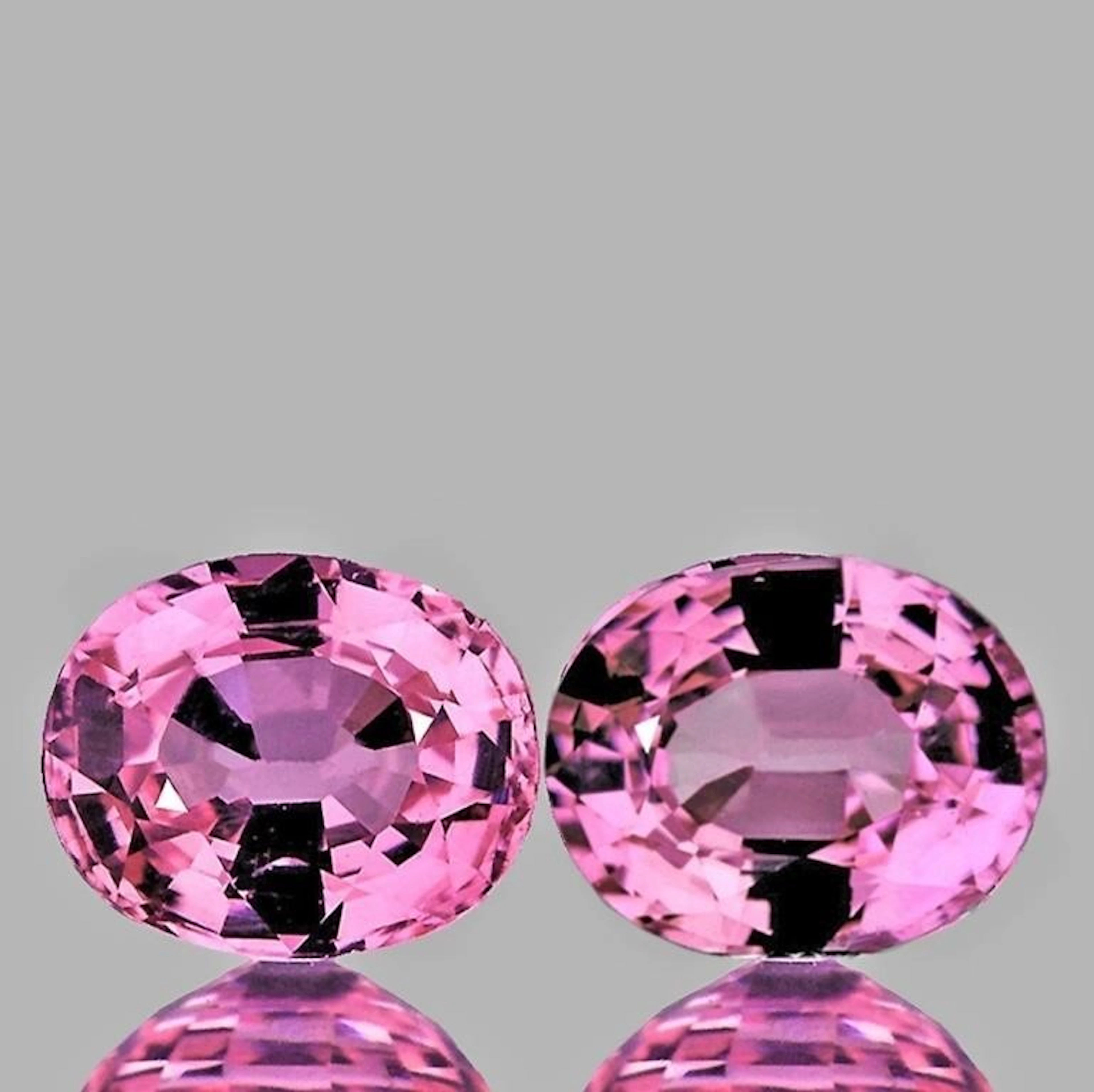 Natural Cherry Blossoms Pink Spinel Pair {Flawles