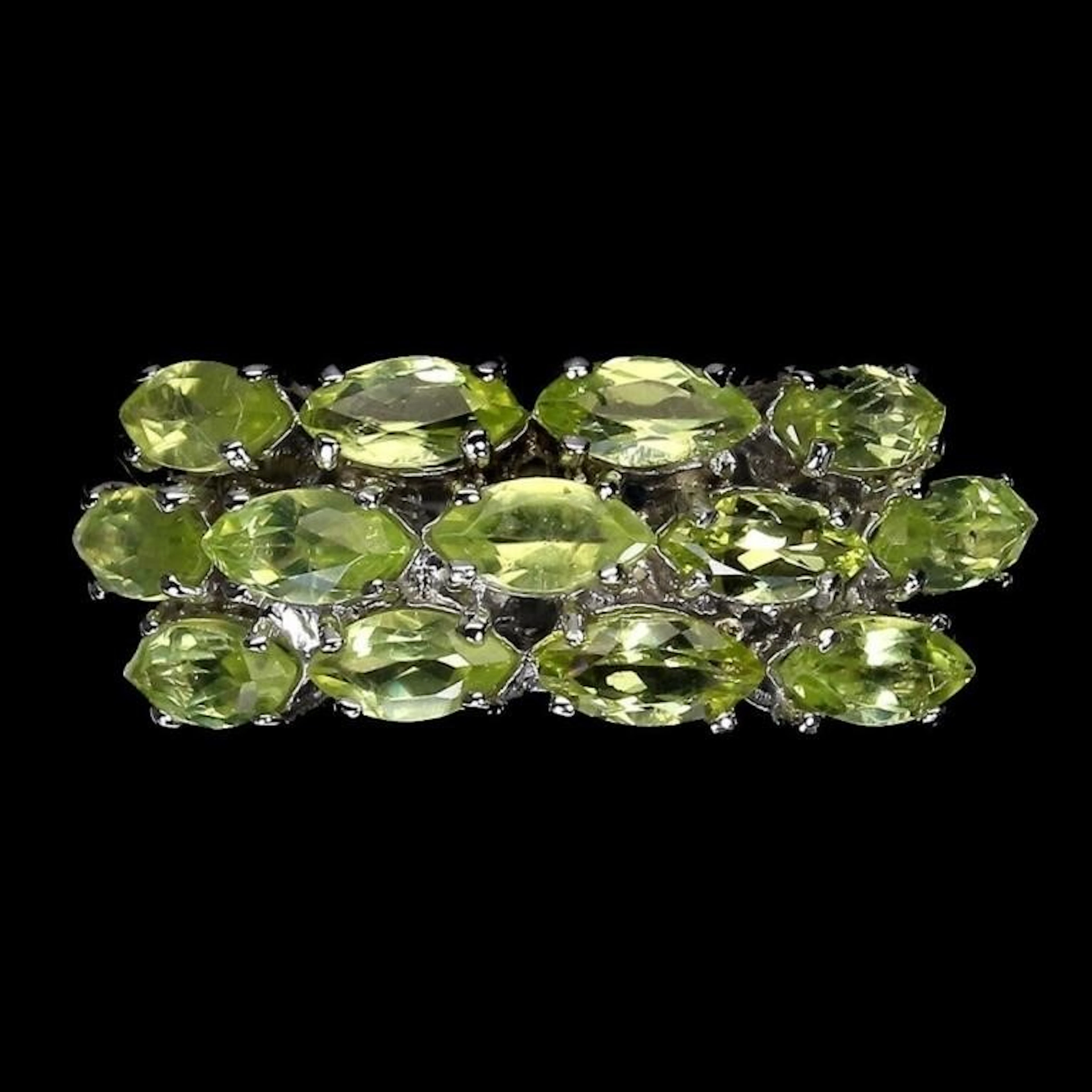 Natural Marquise Peridot Ring